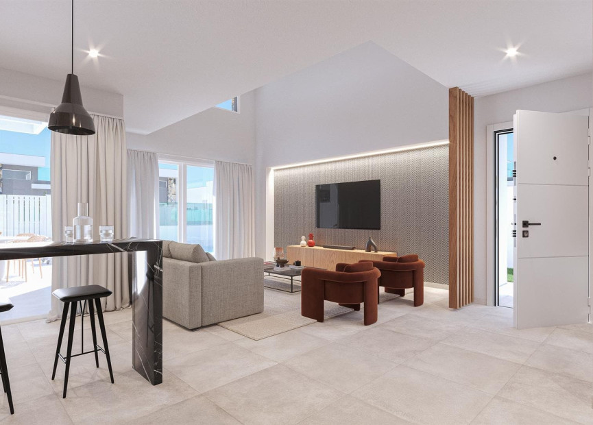 Nieuwbouw woningen - 3. Halfvrijstaand huis - Serena Golf - Costa Calida