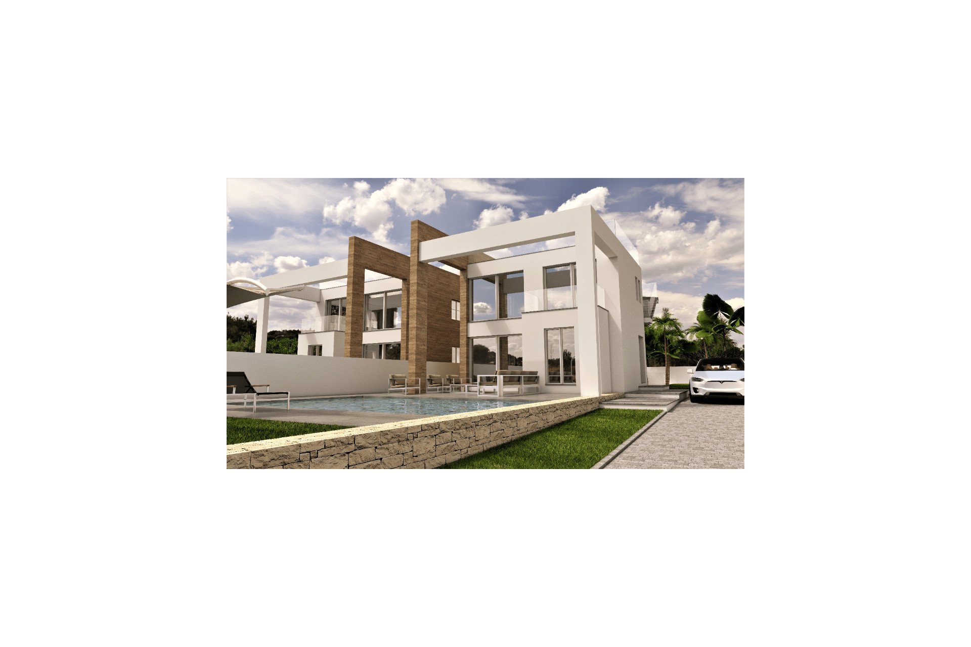 Nieuwbouw woningen - 3. Halfvrijstaand huis - Torrevieja - Costa Blanca Zuid