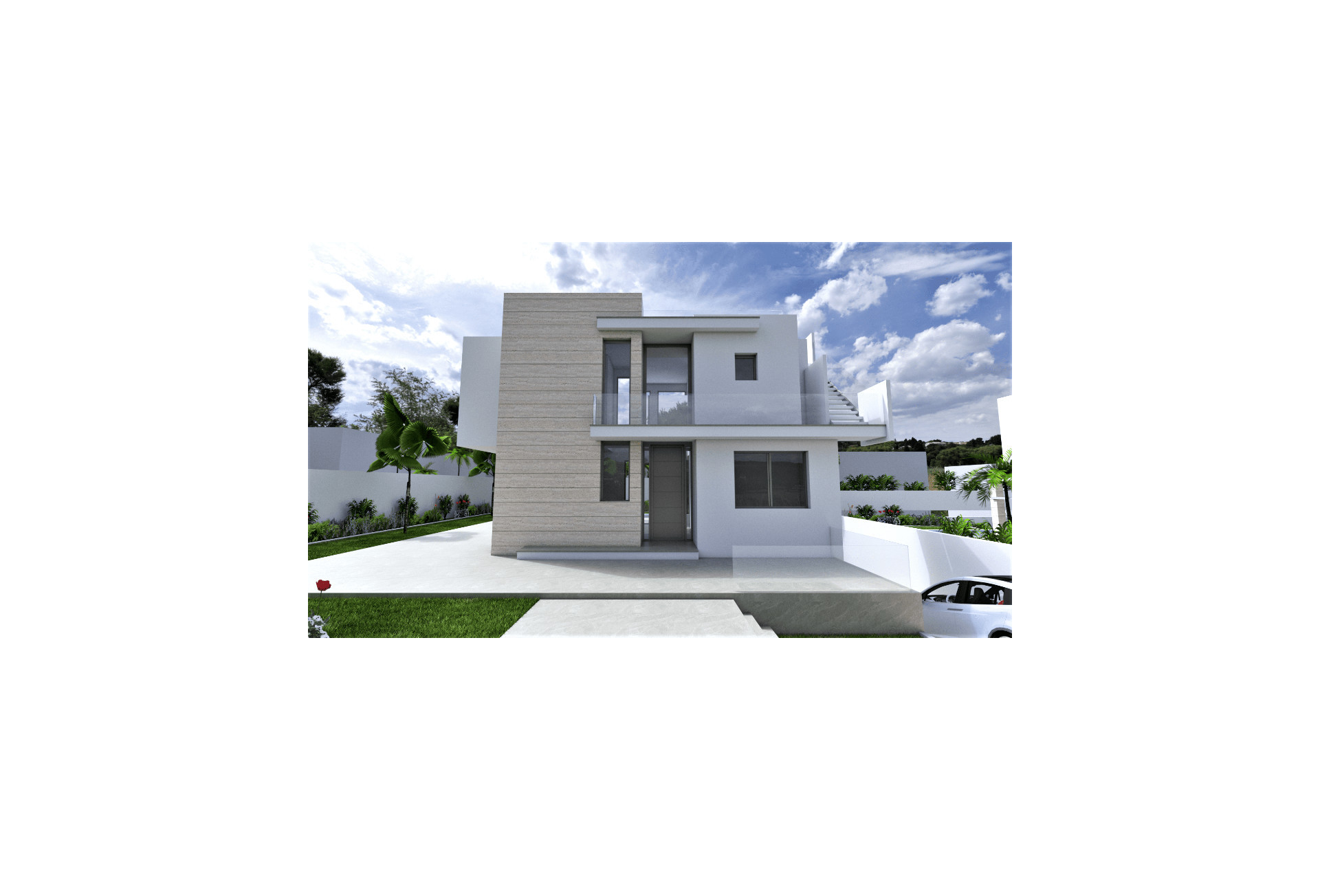 Nieuwbouw woningen - 3. Halfvrijstaand huis - Torrevieja - Costa Blanca Zuid