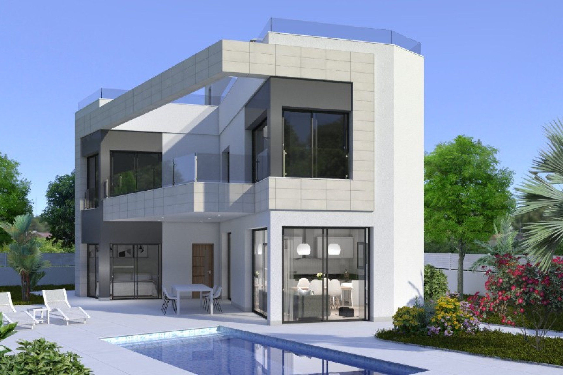 Nieuwbouw woningen - 3. Halfvrijstaand huis - Torrevieja - Costa Blanca Zuid