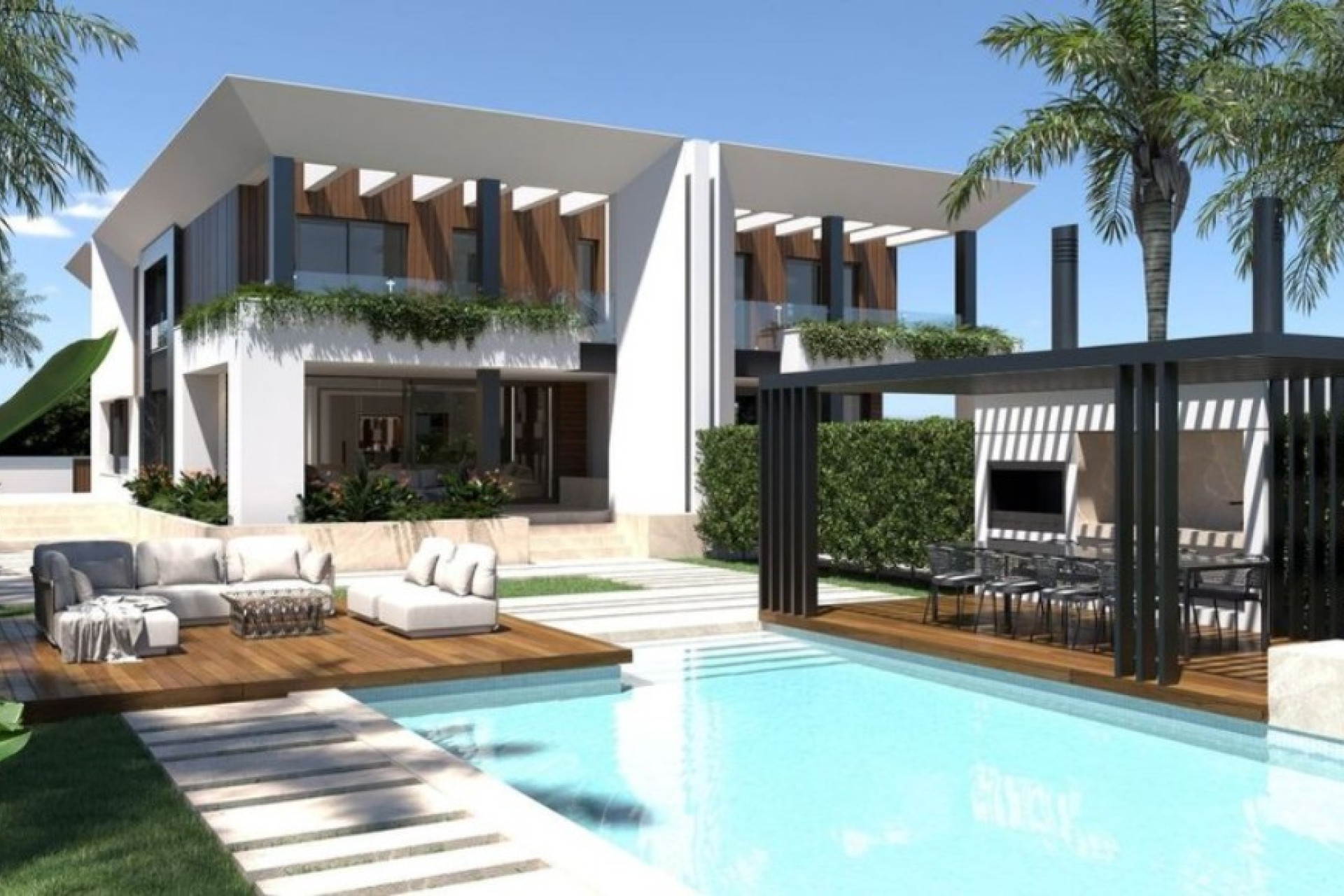 Nieuwbouw woningen - 3. Halfvrijstaand huis - Torrevieja - Costa Blanca Zuid