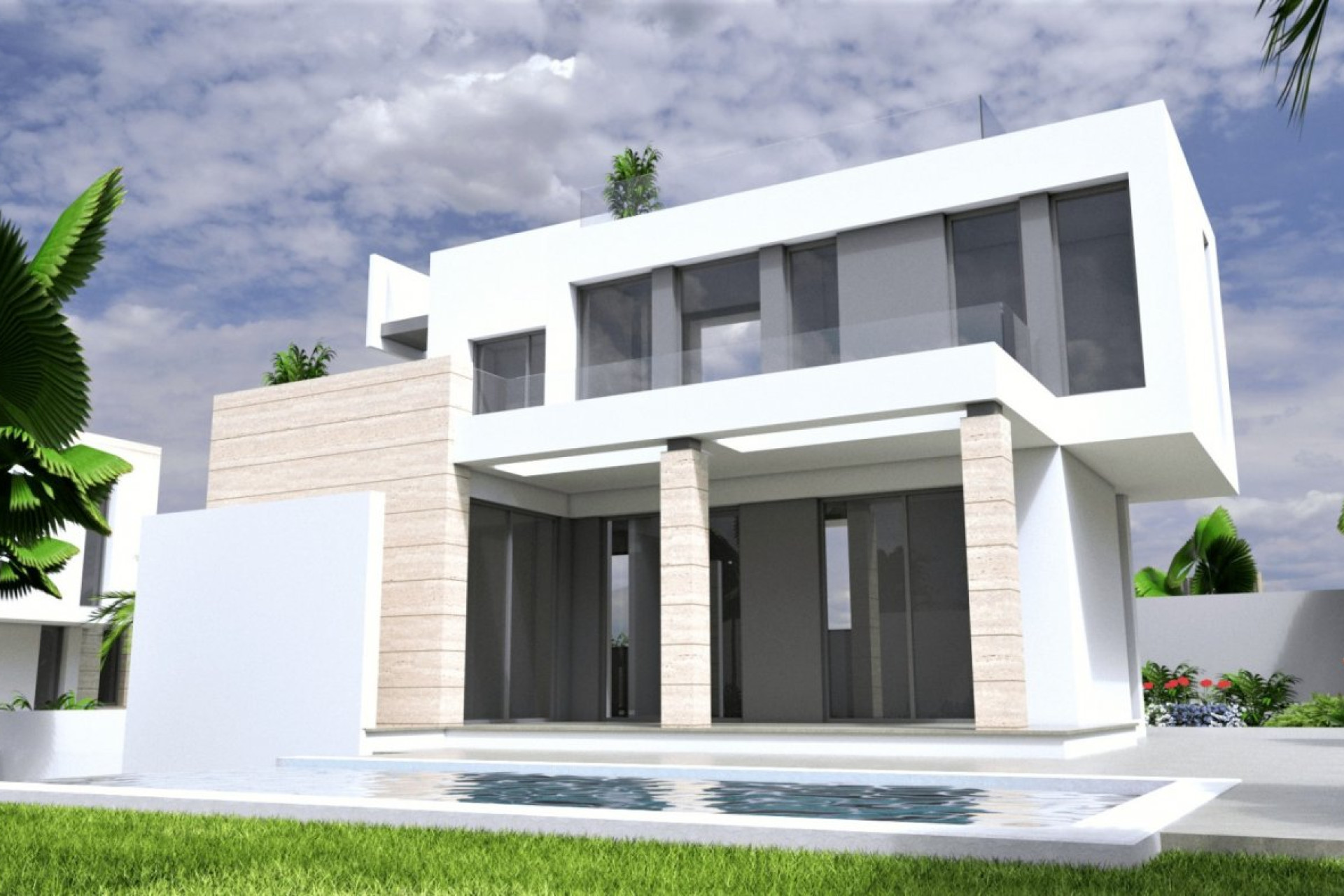 Nieuwbouw woningen - 3. Halfvrijstaand huis - Torrevieja - Costa Blanca Zuid