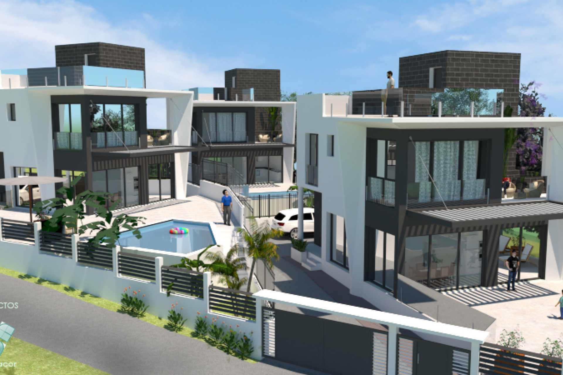 Nieuwbouw woningen - 3. Halfvrijstaand huis - Villajoyosa - Costa Blanca Noord