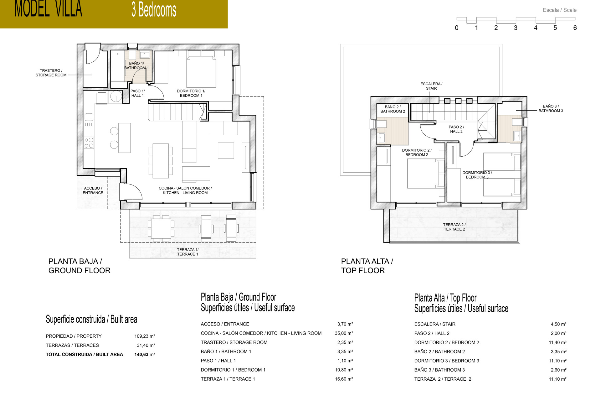 Nieuwbouw woningen - 3. Halfvrijstaand huis - Vistabella Golf - Costa Blanca Zuid