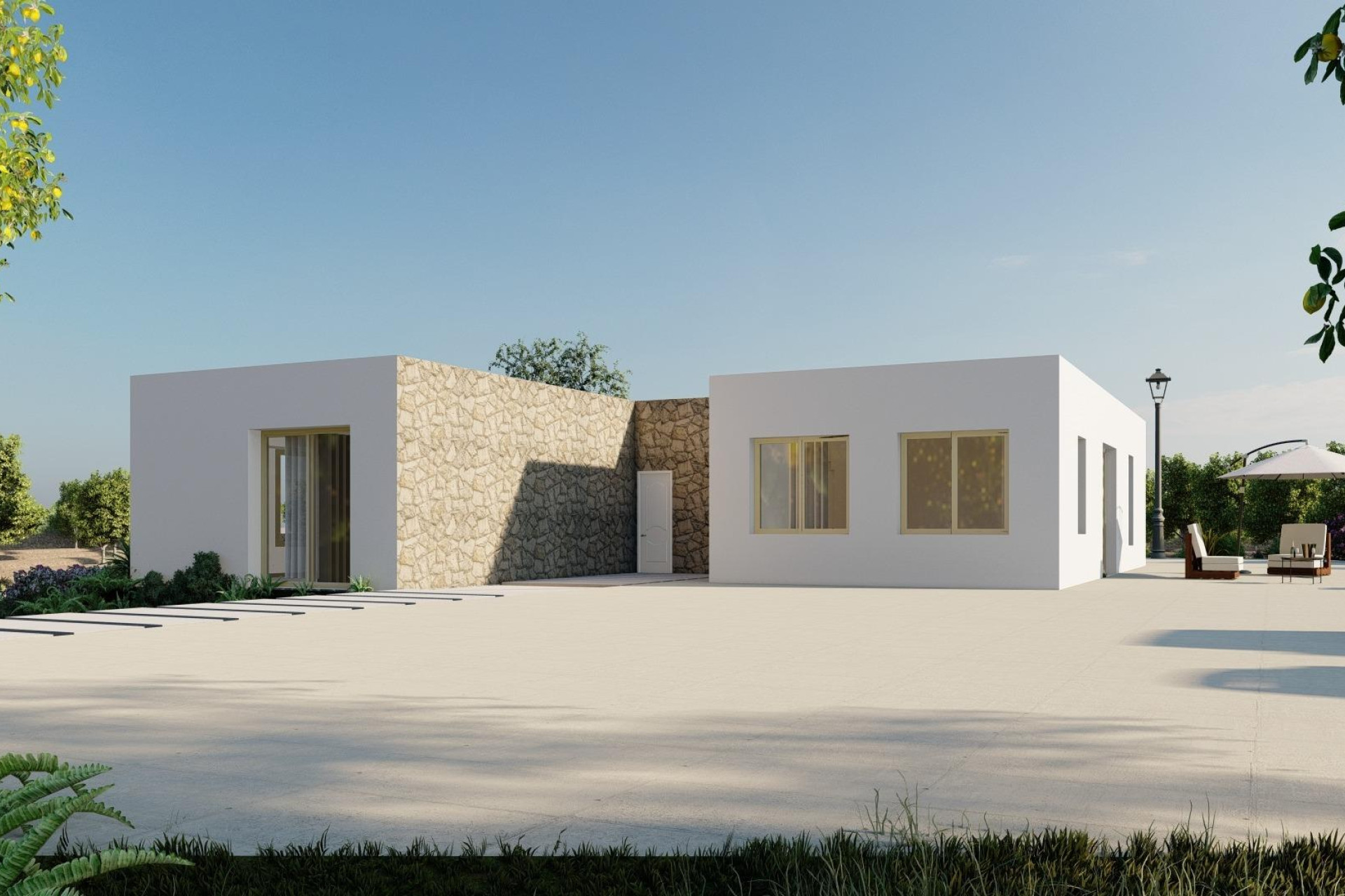 Nieuwbouw woningen - 3. Vrijstaande villa - Algorfa - Costa Blanca Zuid