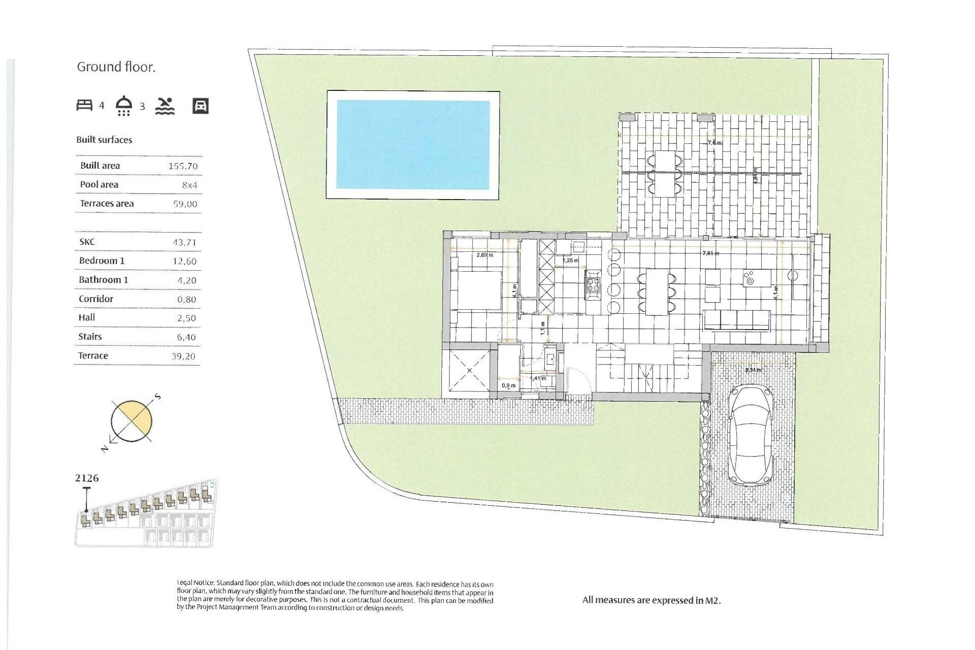 Nieuwbouw woningen - 3. Vrijstaande villa - Algorfa - Costa Blanca Zuid