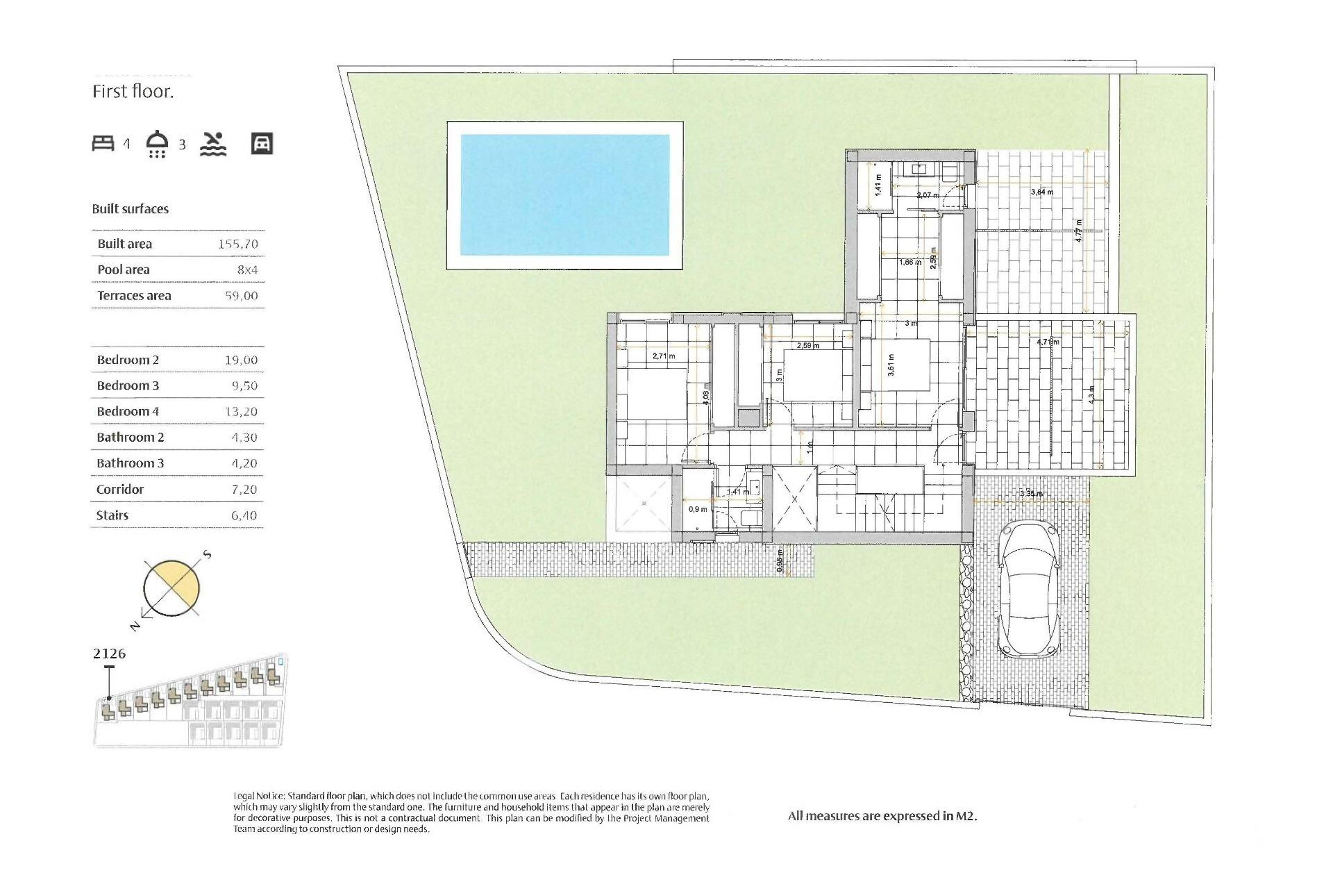 Nieuwbouw woningen - 3. Vrijstaande villa - Algorfa - Costa Blanca Zuid