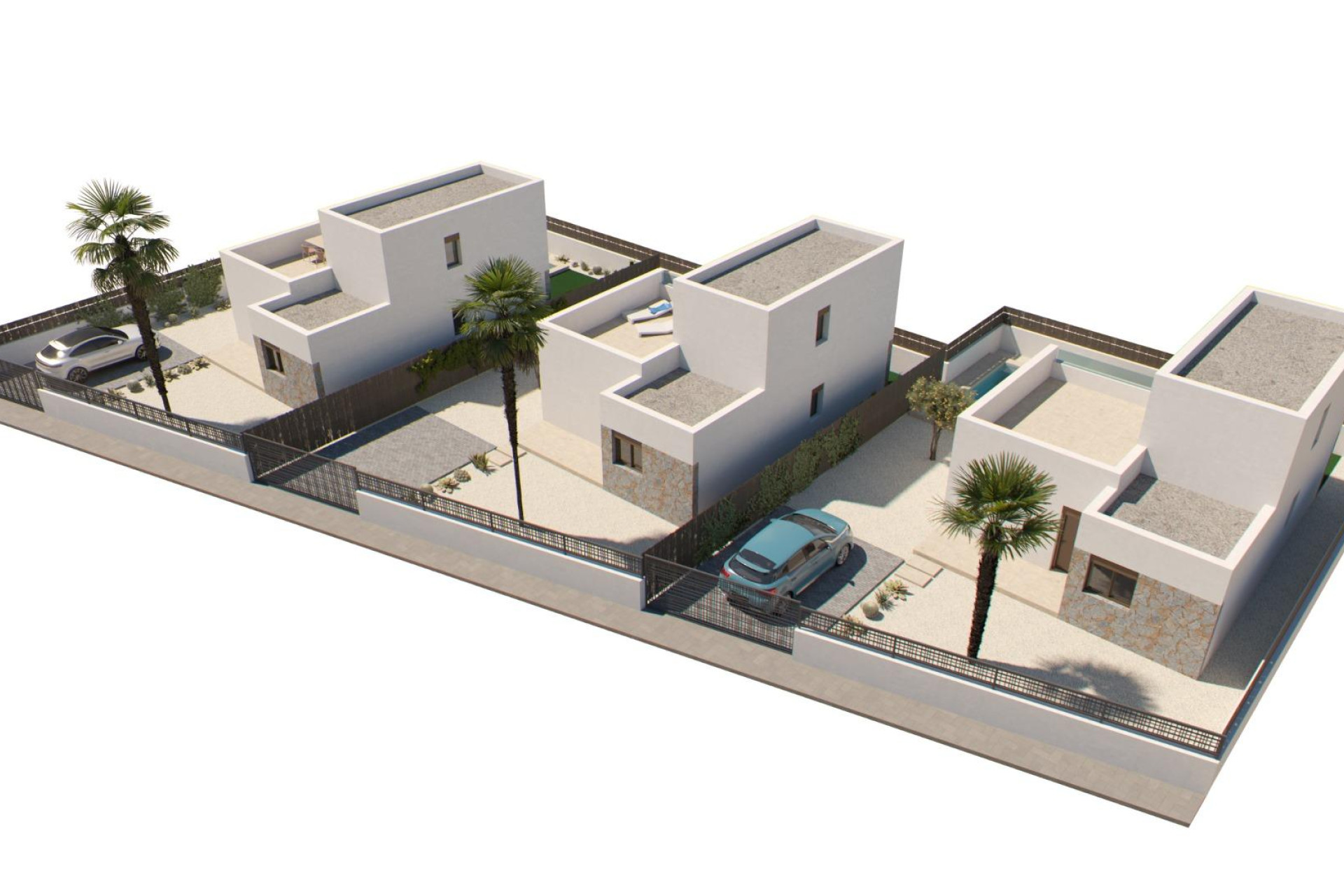 Nieuwbouw woningen - 3. Vrijstaande villa - Algorfa - Costa Blanca Zuid