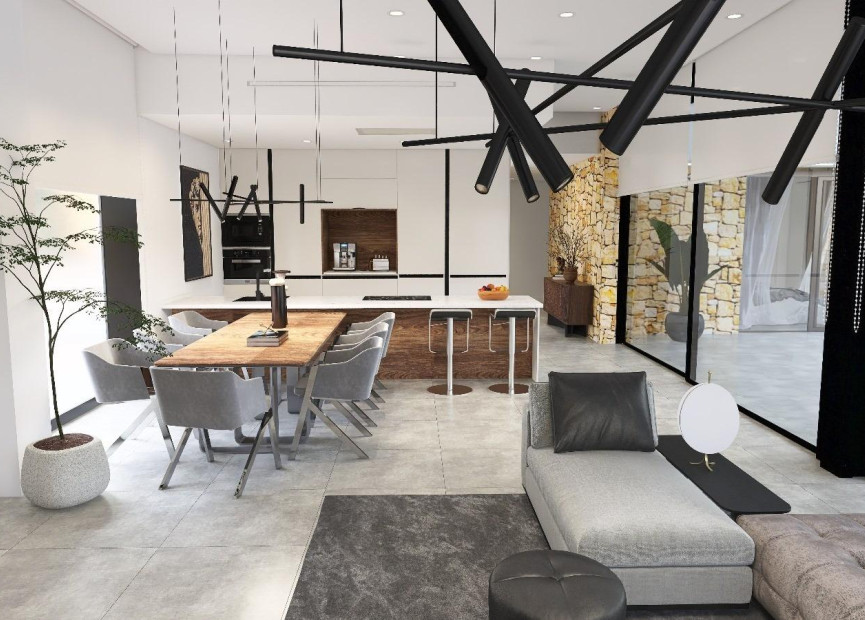 Nieuwbouw woningen - 3. Vrijstaande villa - Aspe - Costa Blanca Noord