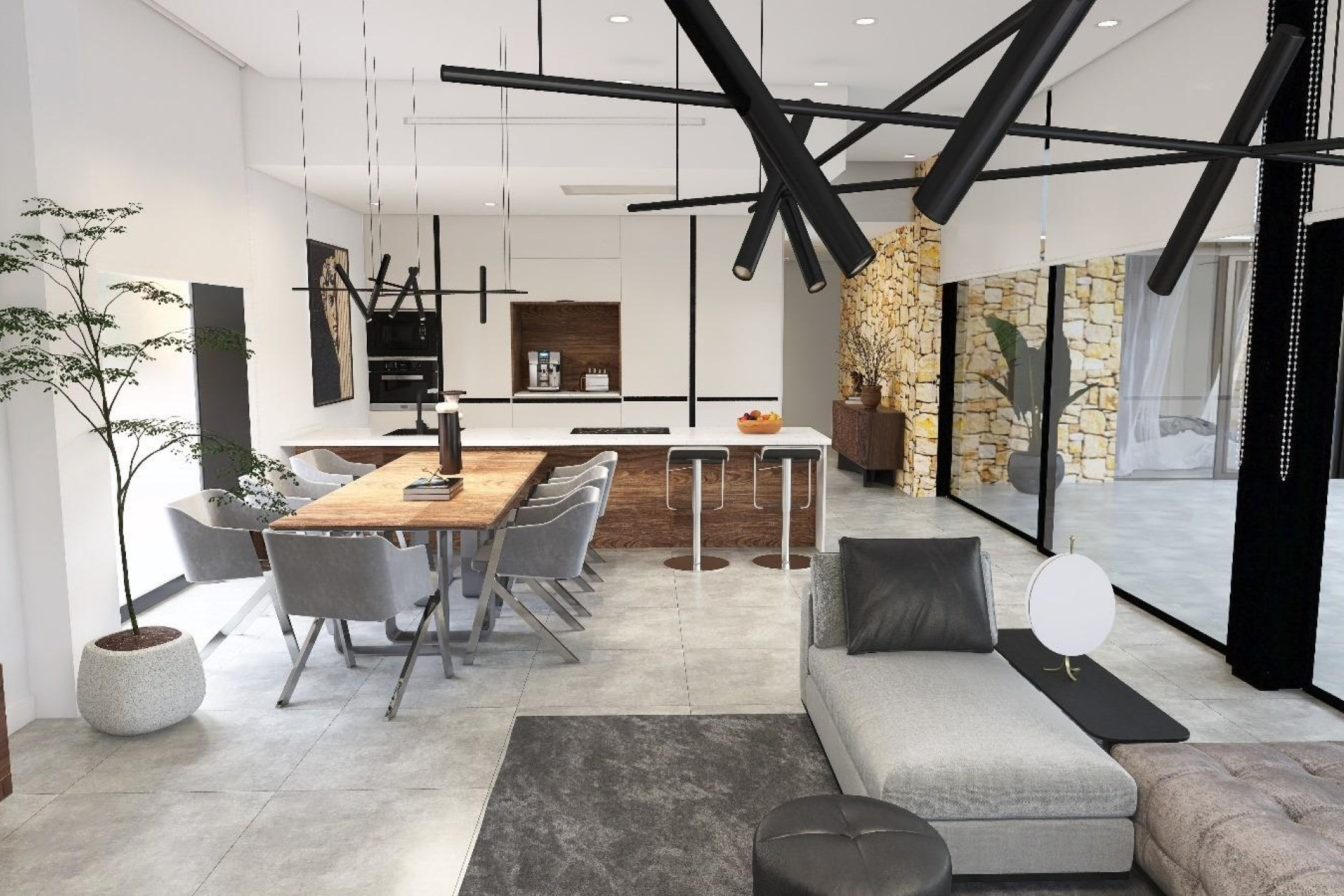 Nieuwbouw woningen - 3. Vrijstaande villa - Aspe - Costa Blanca Noord