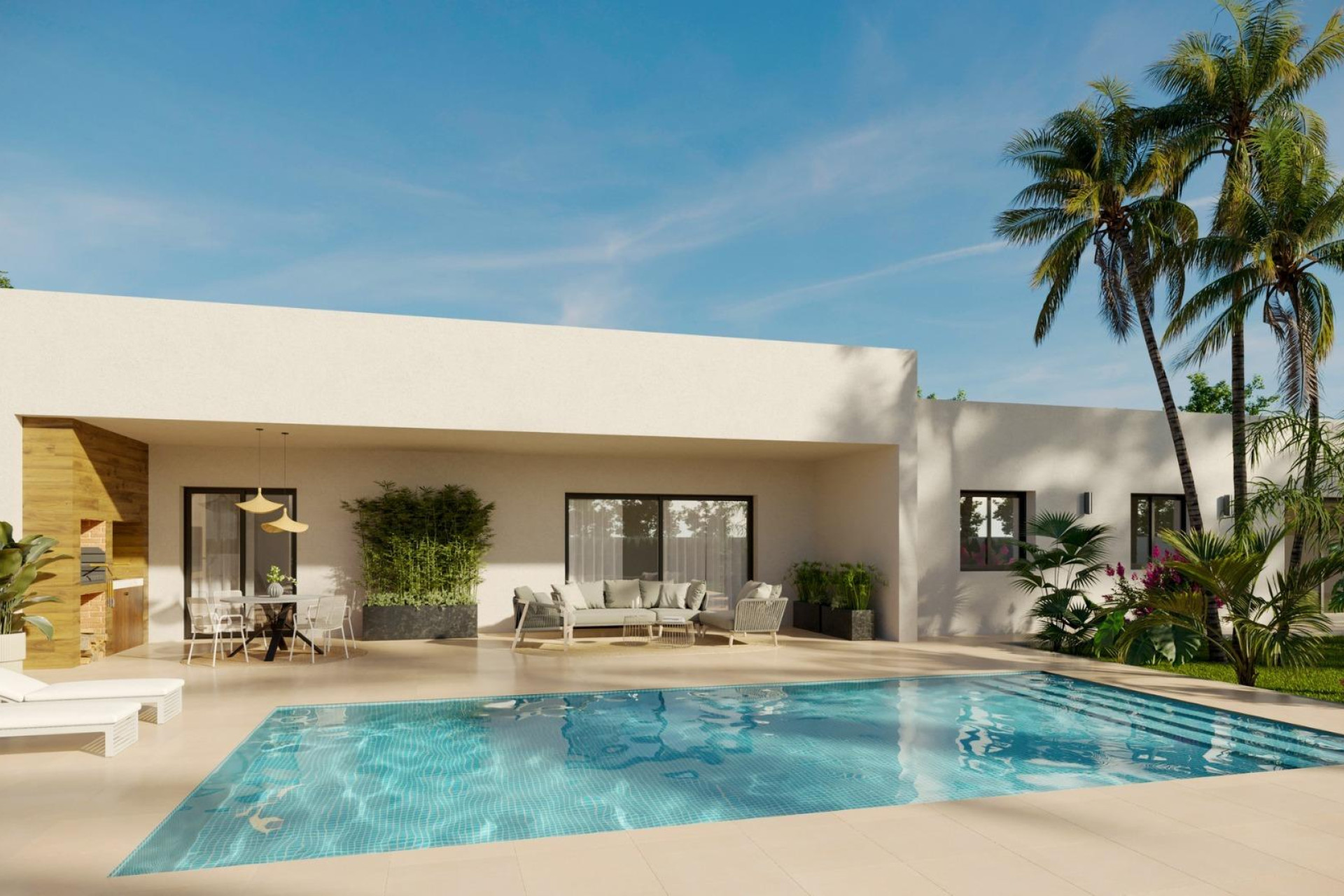 Nieuwbouw woningen - 3. Vrijstaande villa - Aspe - Costa Blanca Noord