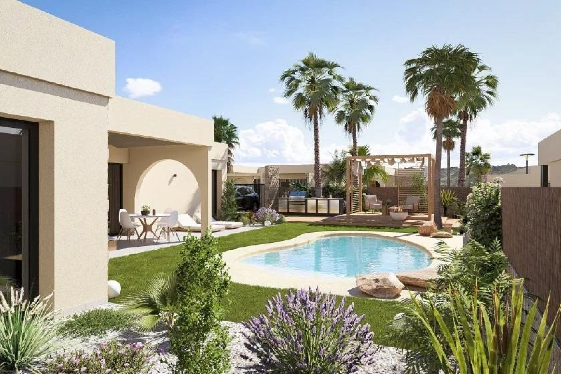 Nieuwbouw woningen - 3. Vrijstaande villa - Baños y Mendigo - Costa Calida