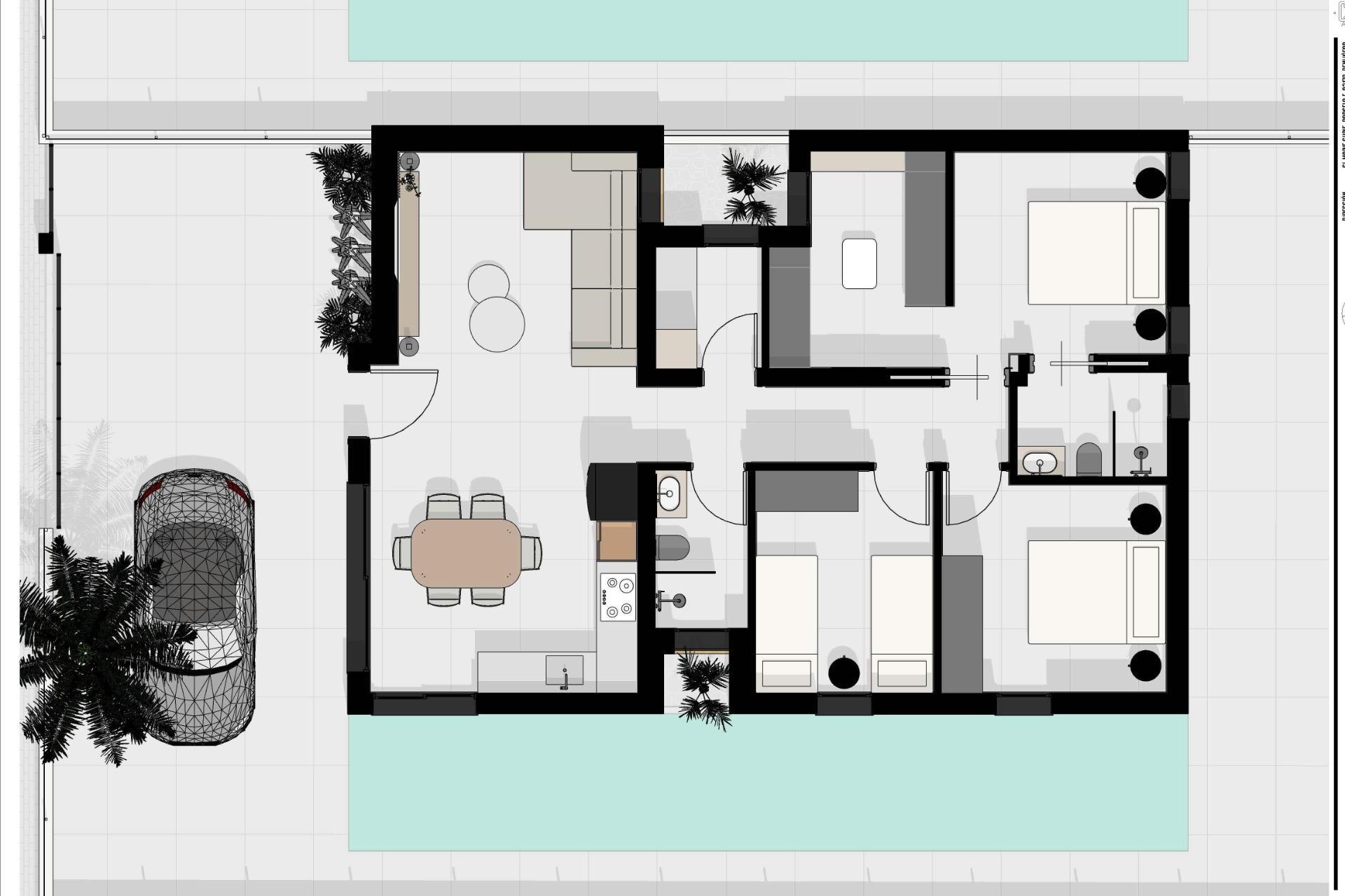 Nieuwbouw woningen - 3. Vrijstaande villa - Benijófar - Costa Blanca Zuid