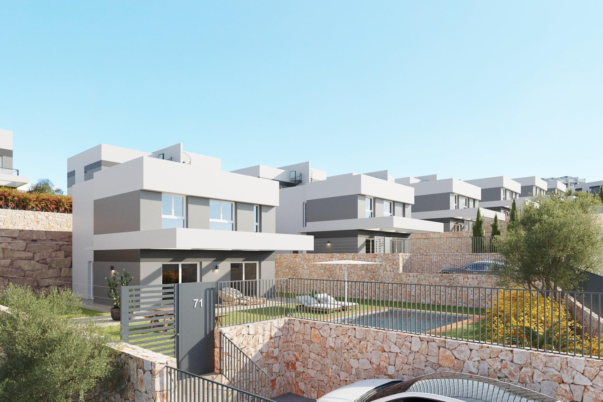 Nieuwbouw woningen - 3. Vrijstaande villa - Finestrat - Costa Blanca Noord