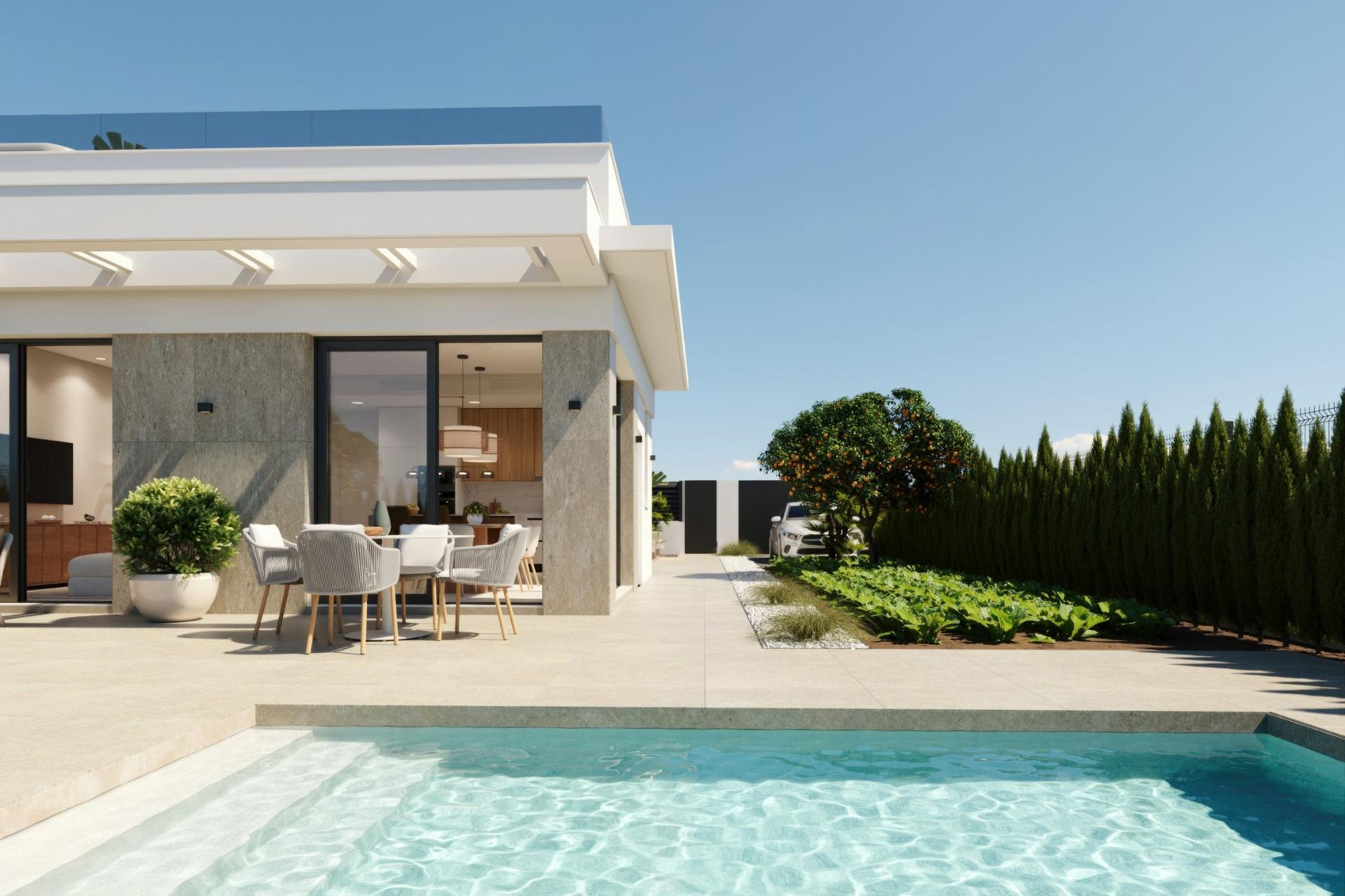 Nieuwbouw woningen - 3. Vrijstaande villa - Fuente Alamo de Murcia - Costa Calida