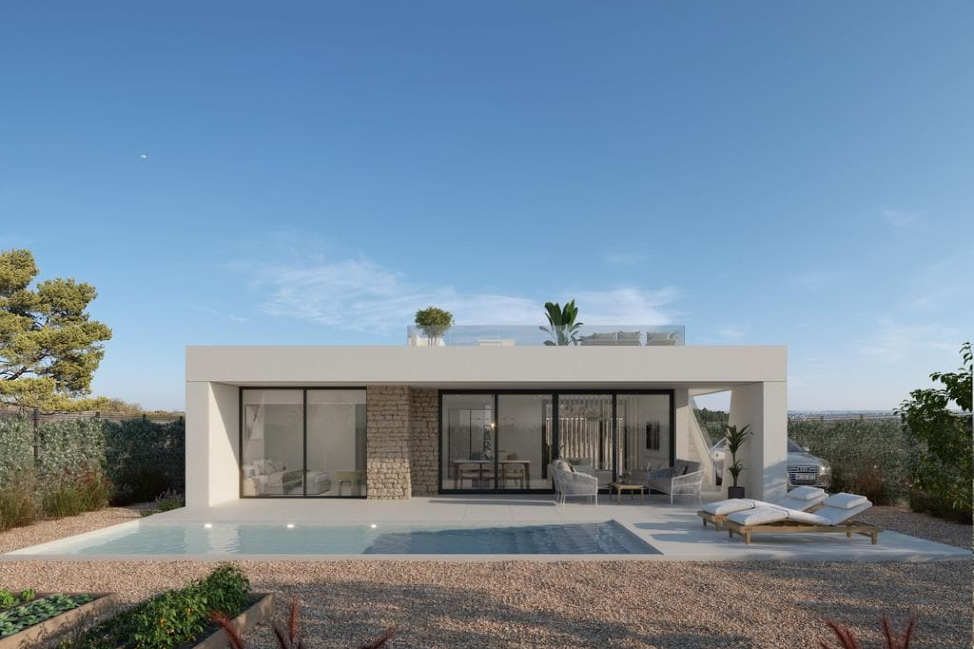 Nieuwbouw woningen - 3. Vrijstaande villa - Fuente Alamo de Murcia - Costa Calida