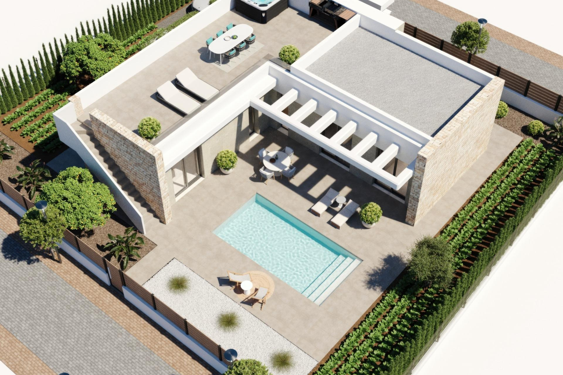 Nieuwbouw woningen - 3. Vrijstaande villa - Fuente Alamo de Murcia - Costa Calida