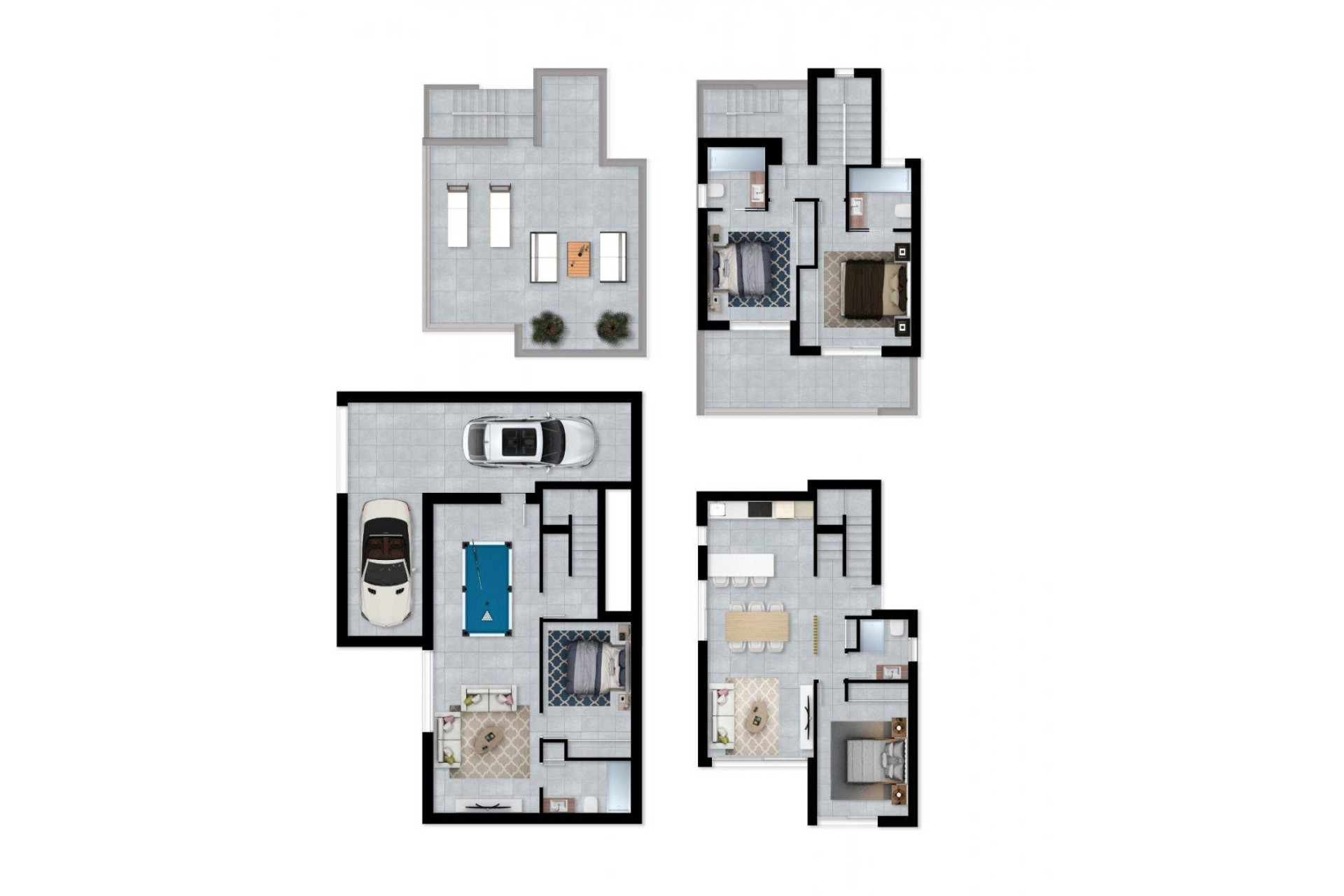 Nieuwbouw woningen - 3. Vrijstaande villa - La Nucia - Costa Blanca Noord