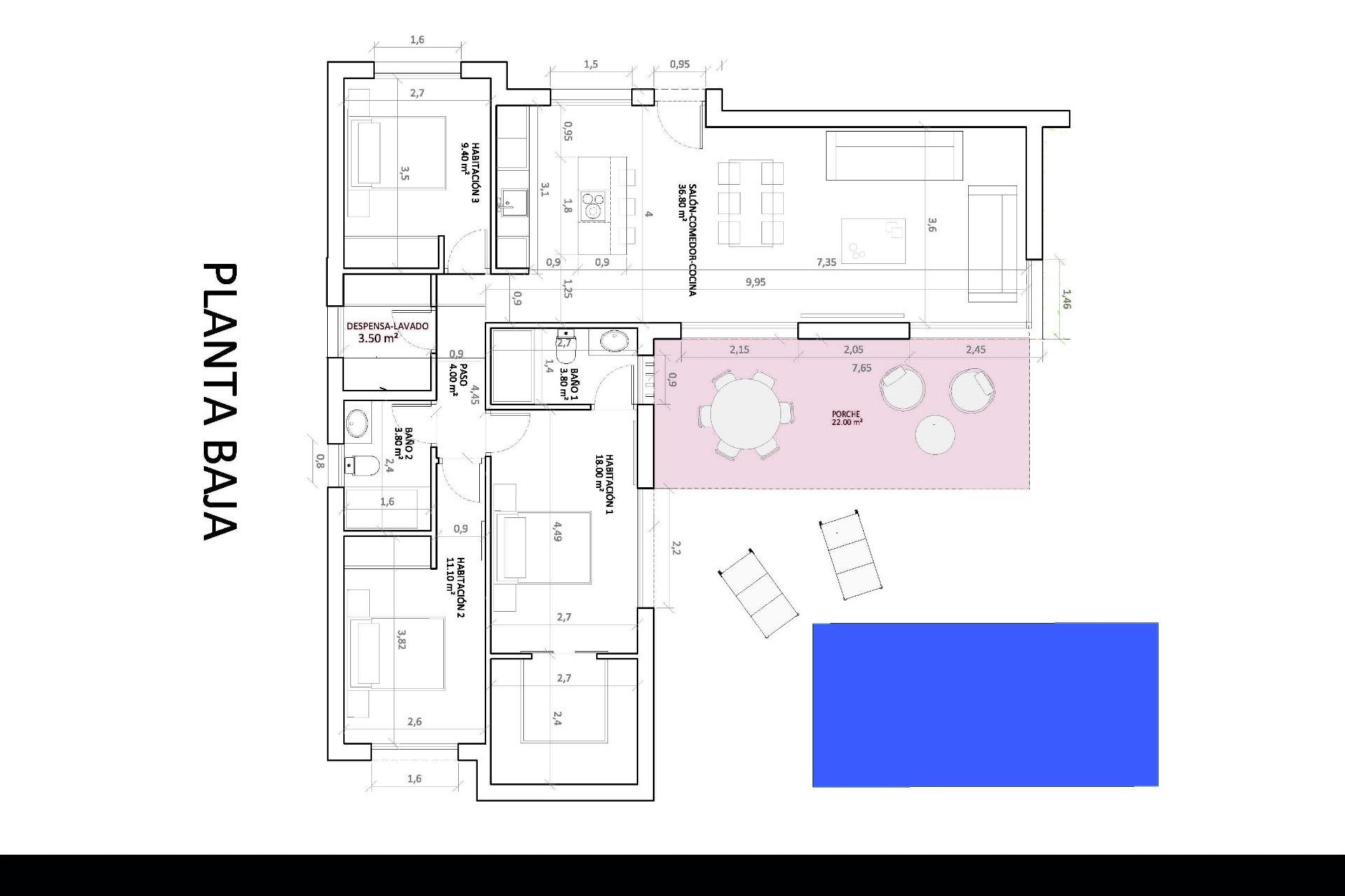 Nieuwbouw woningen - 3. Vrijstaande villa - Monforte del Cid - Costa Blanca Noord