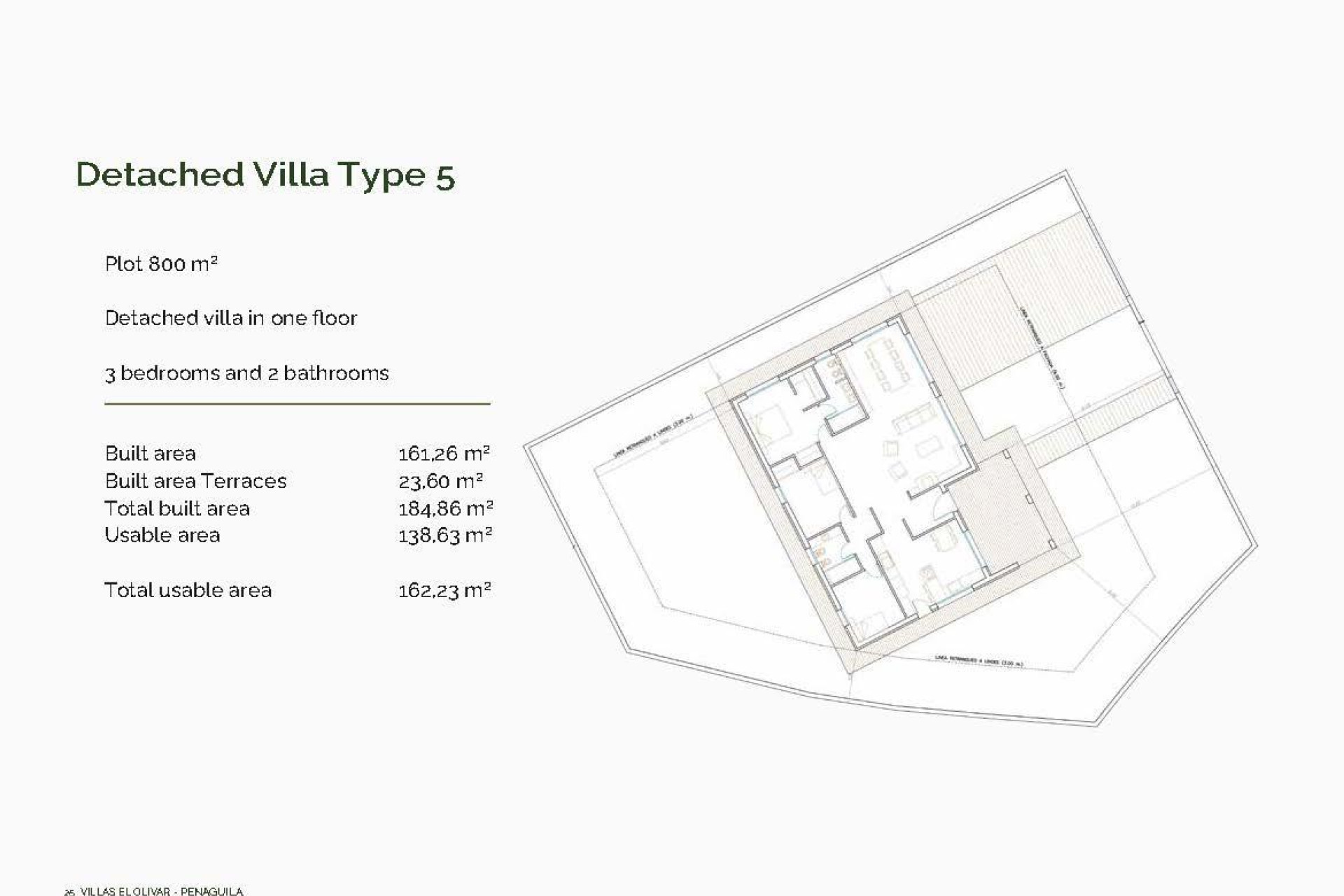 Nieuwbouw woningen - 3. Vrijstaande villa - Penàguila - Costa Blanca Noord