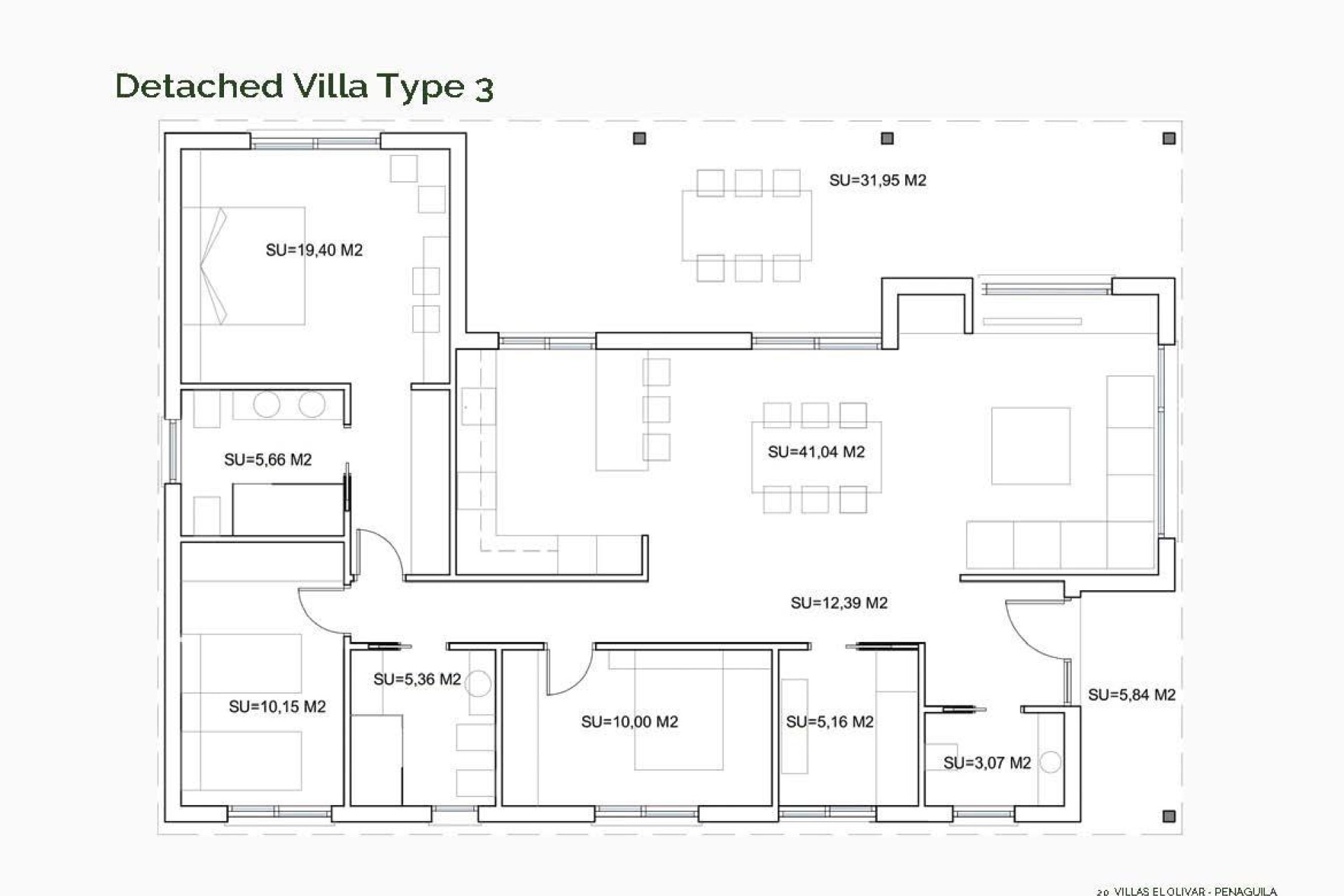 Nieuwbouw woningen - 3. Vrijstaande villa - Penàguila - Costa Blanca Noord