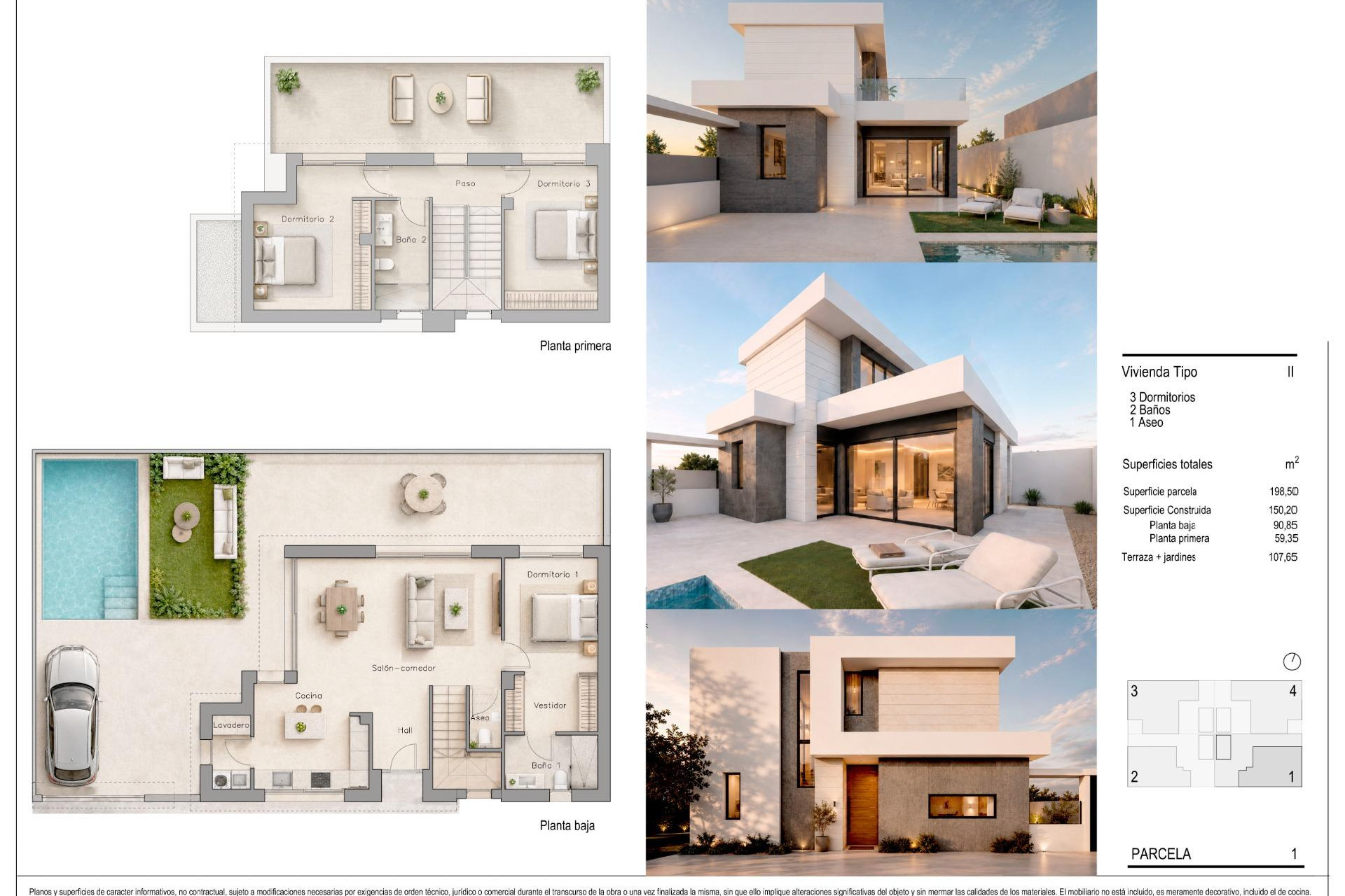 Nieuwbouw woningen - 3. Vrijstaande villa - Pilar de la Horadada - Costa Blanca Zuid