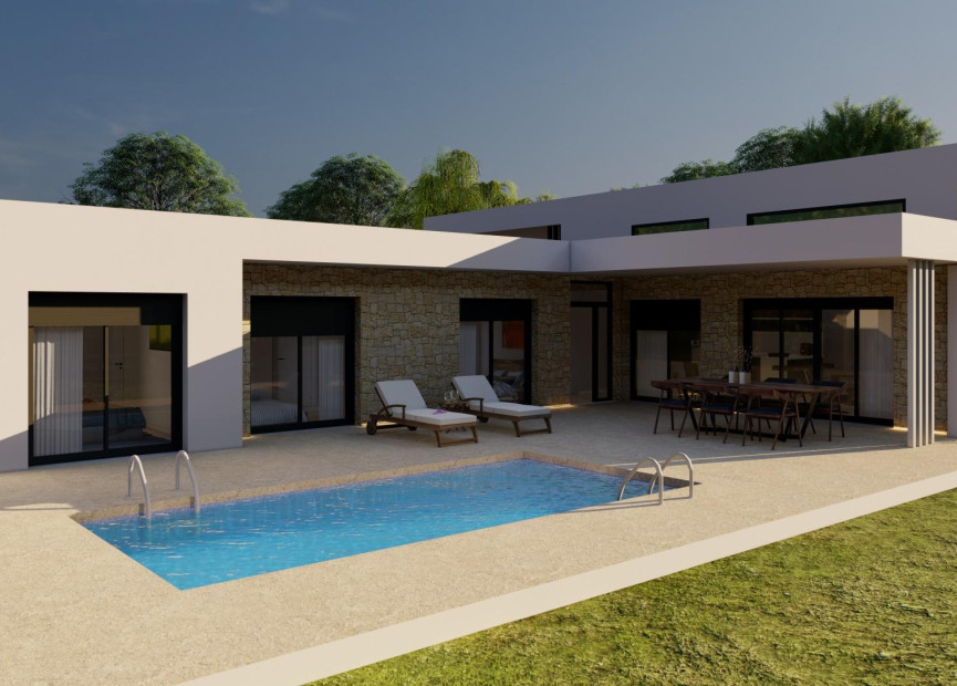 Nieuwbouw woningen - 3. Vrijstaande villa - Pinoso - Costa Blanca Noord