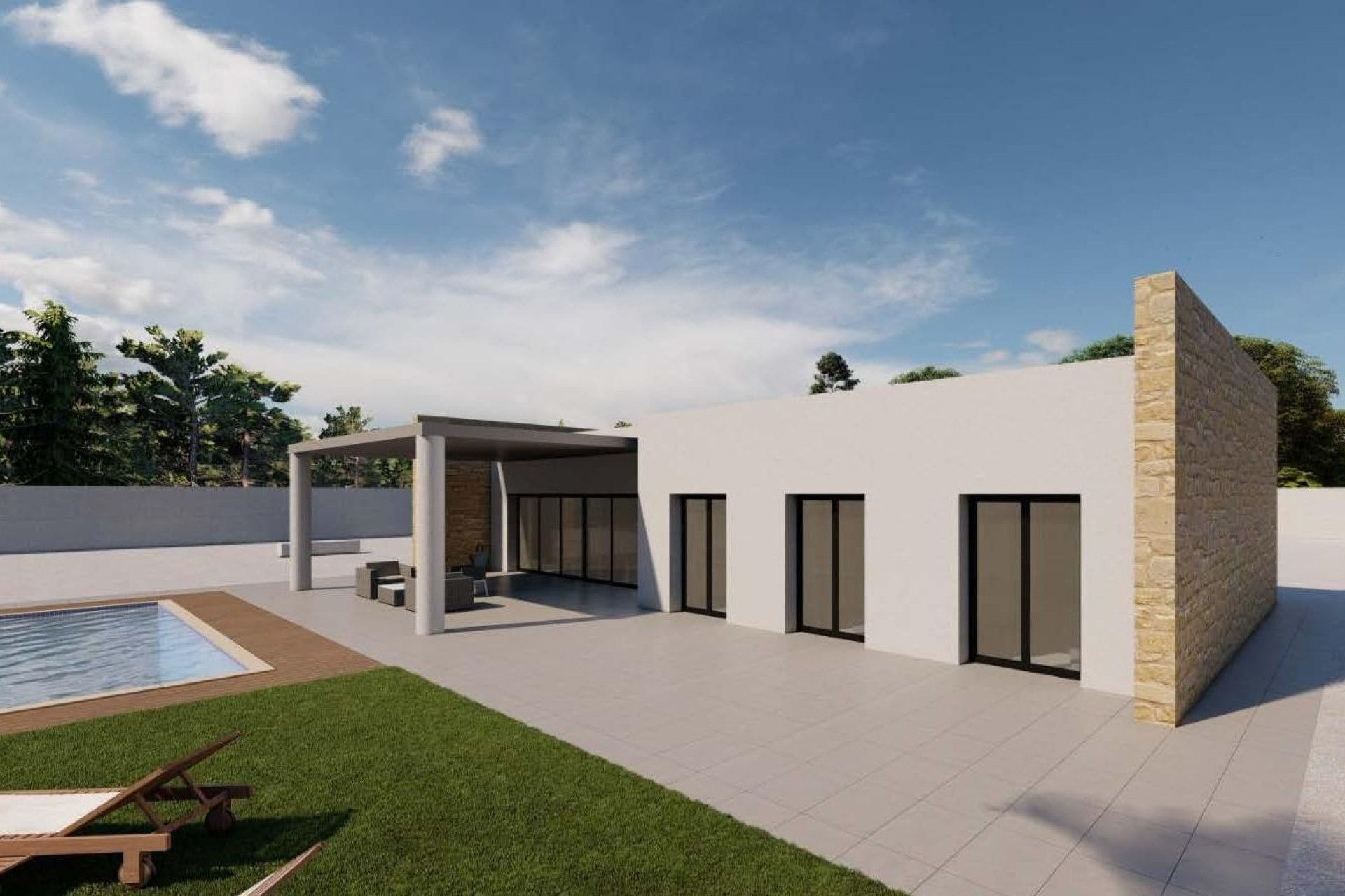 Nieuwbouw woningen - 3. Vrijstaande villa - Pinoso - Costa Blanca Noord
