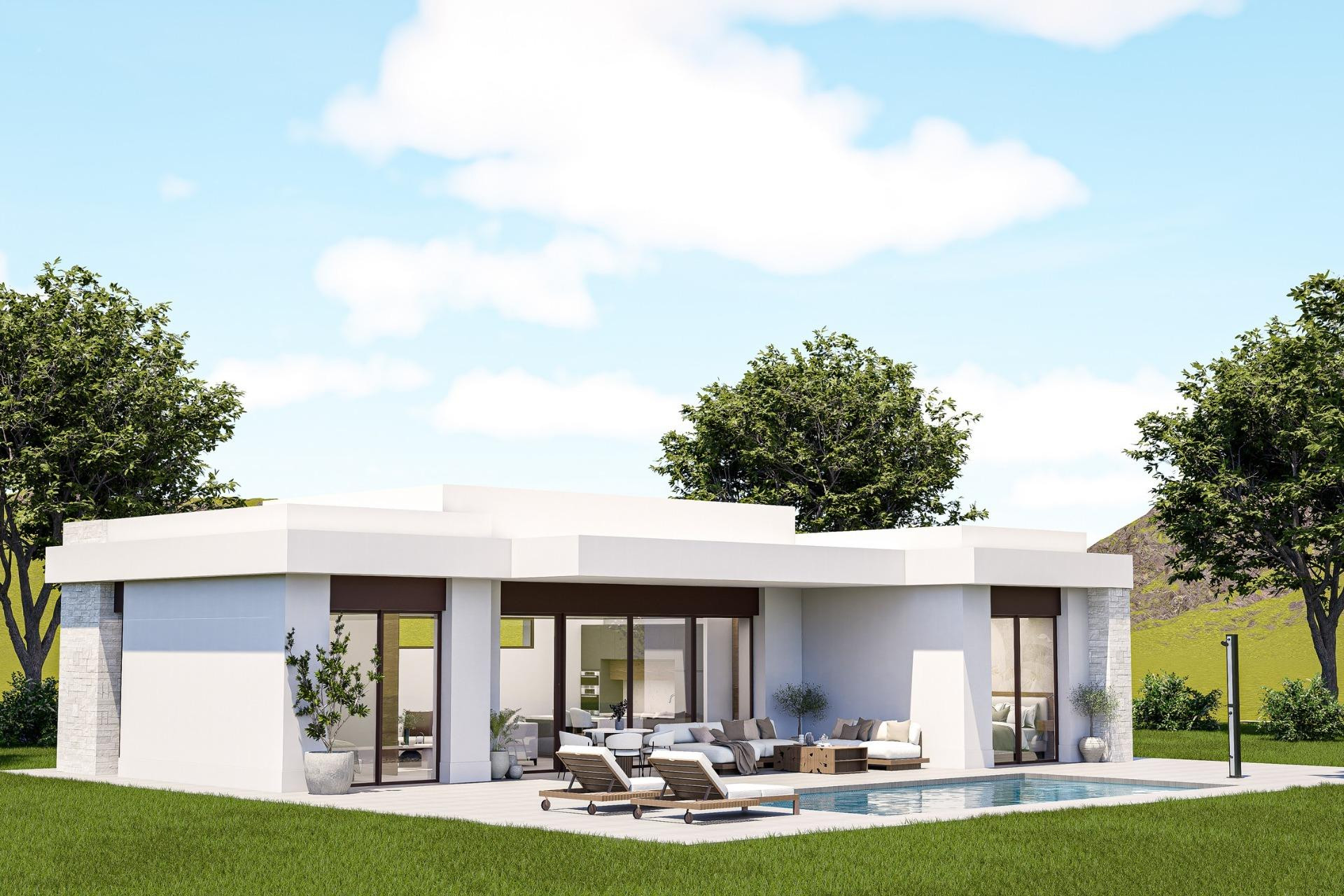 Nieuwbouw woningen - 3. Vrijstaande villa - Pinoso - Costa Blanca Noord
