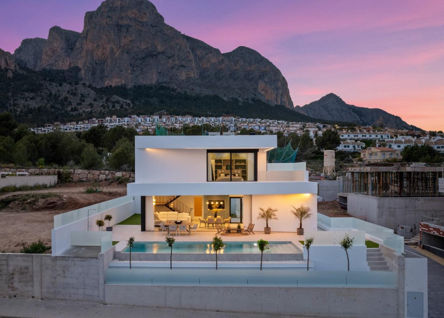 Nieuwbouw woningen - 3. Vrijstaande villa - Polop - Costa Blanca Zuid