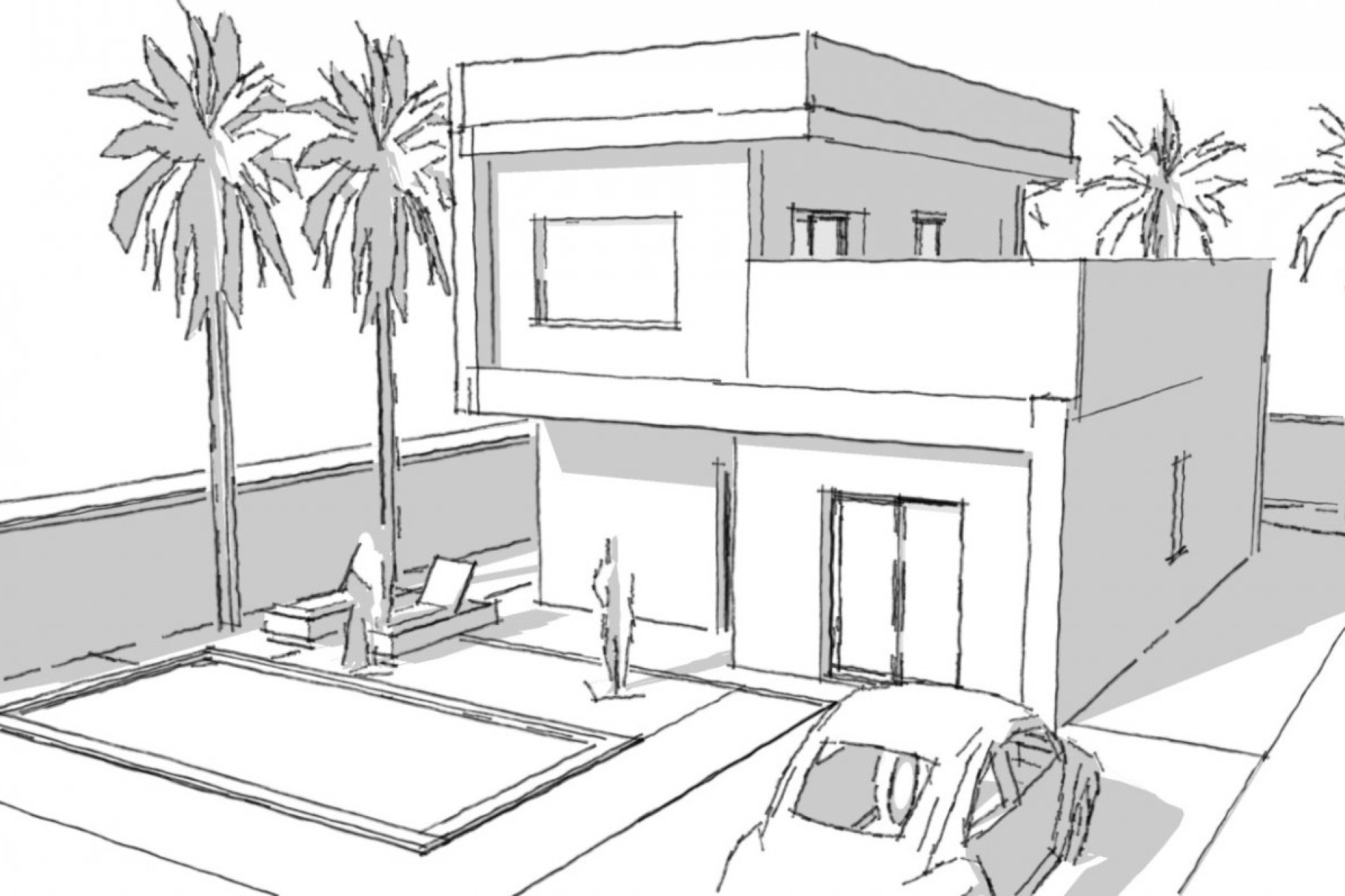Nieuwbouw woningen - 3. Vrijstaande villa - Rojales - Costa Blanca Zuid