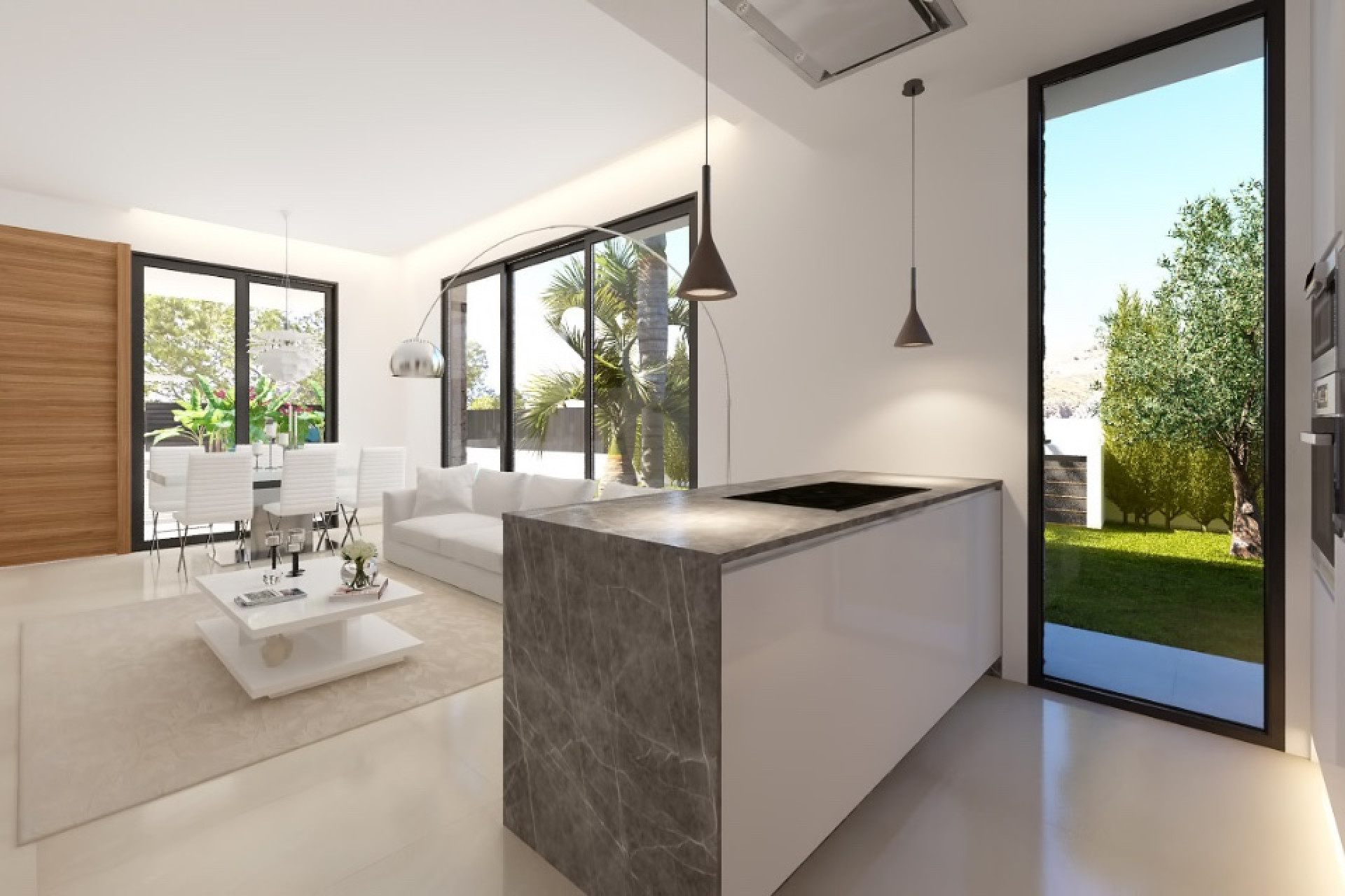 Nieuwbouw woningen - 4. Halfvrijstaande villa - Benidorm - Costa Blanca Noord