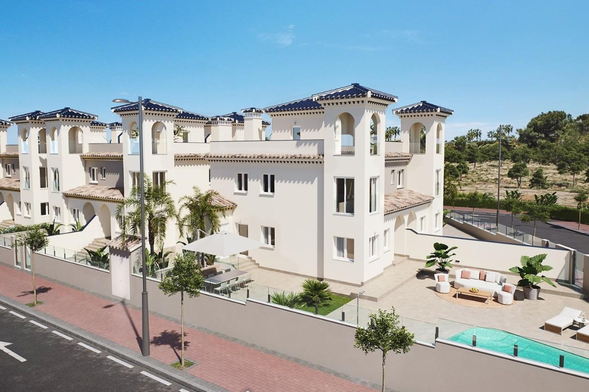 Nieuwbouw woningen - 4. Halfvrijstaande villa - Bigastro - Costa Blanca Zuid