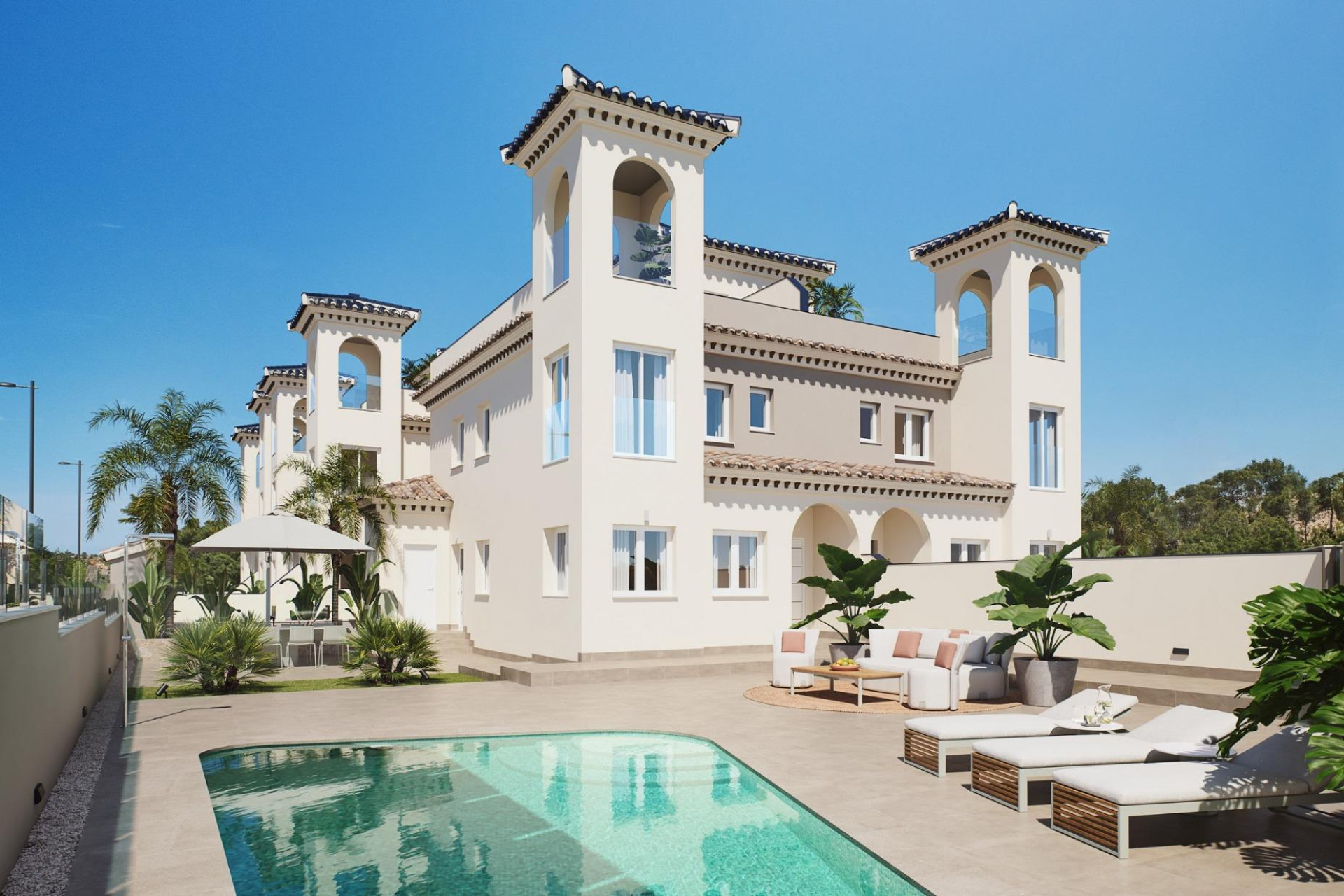 Nieuwbouw woningen - 4. Halfvrijstaande villa - Bigastro - Costa Blanca Zuid