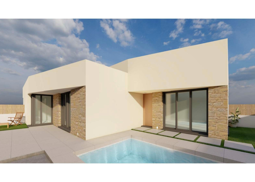 Nieuwbouw woningen - 4. Halfvrijstaande villa - Bigastro - Costa Blanca Zuid
