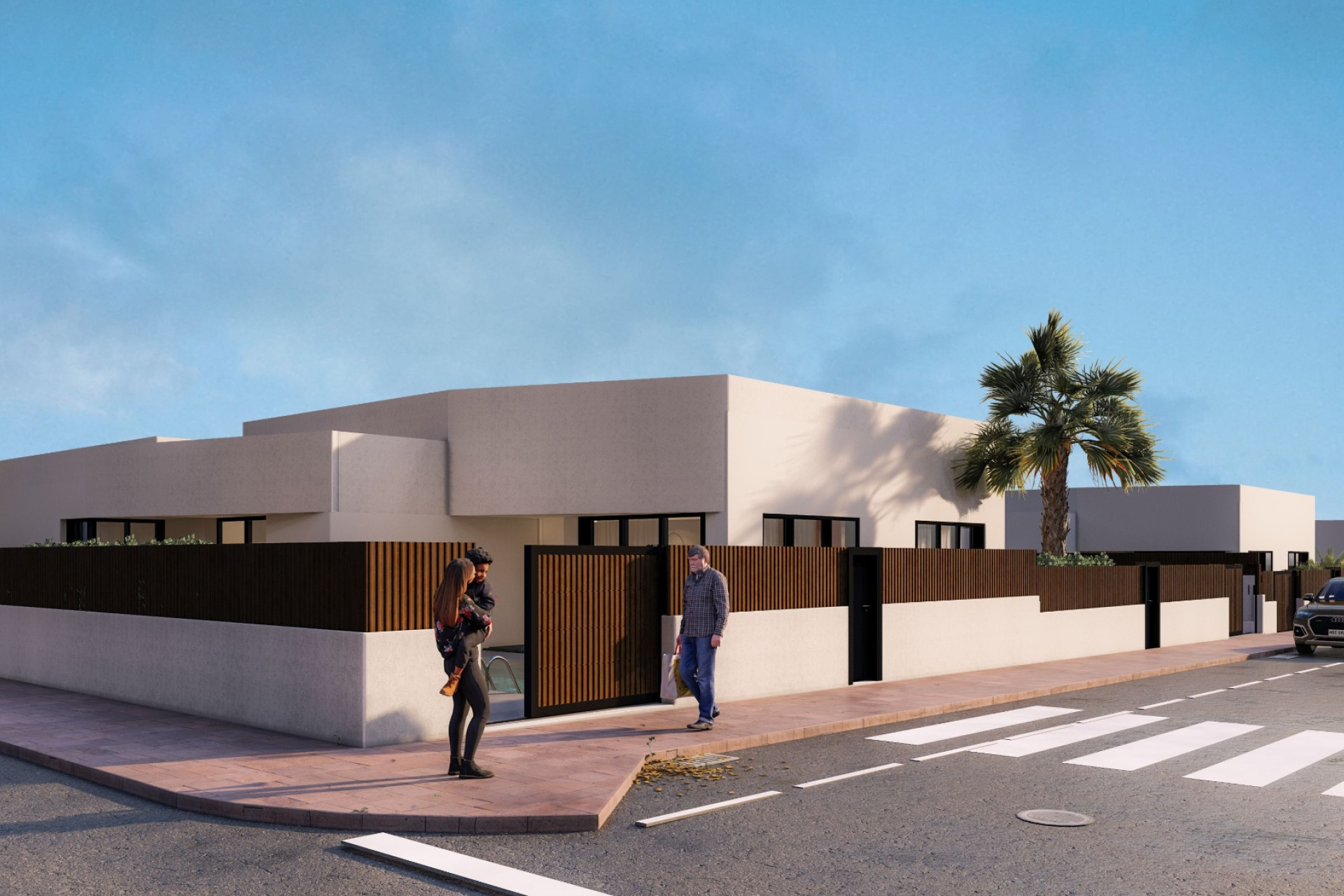 Nieuwbouw woningen - 4. Halfvrijstaande villa - Bigastro - Costa Blanca Zuid