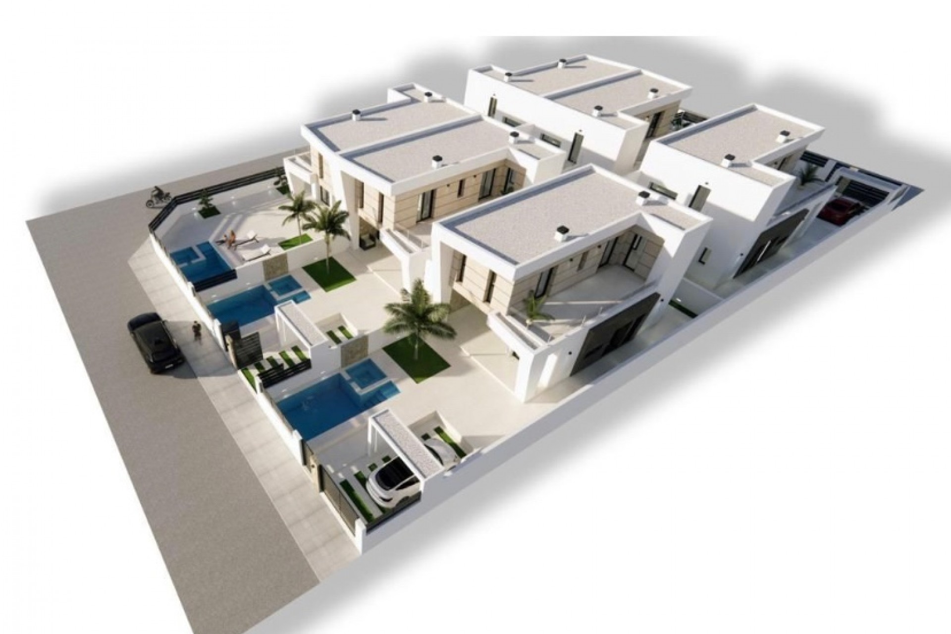Nieuwbouw woningen - 4. Halfvrijstaande villa - Dolores - Costa Blanca Zuid
