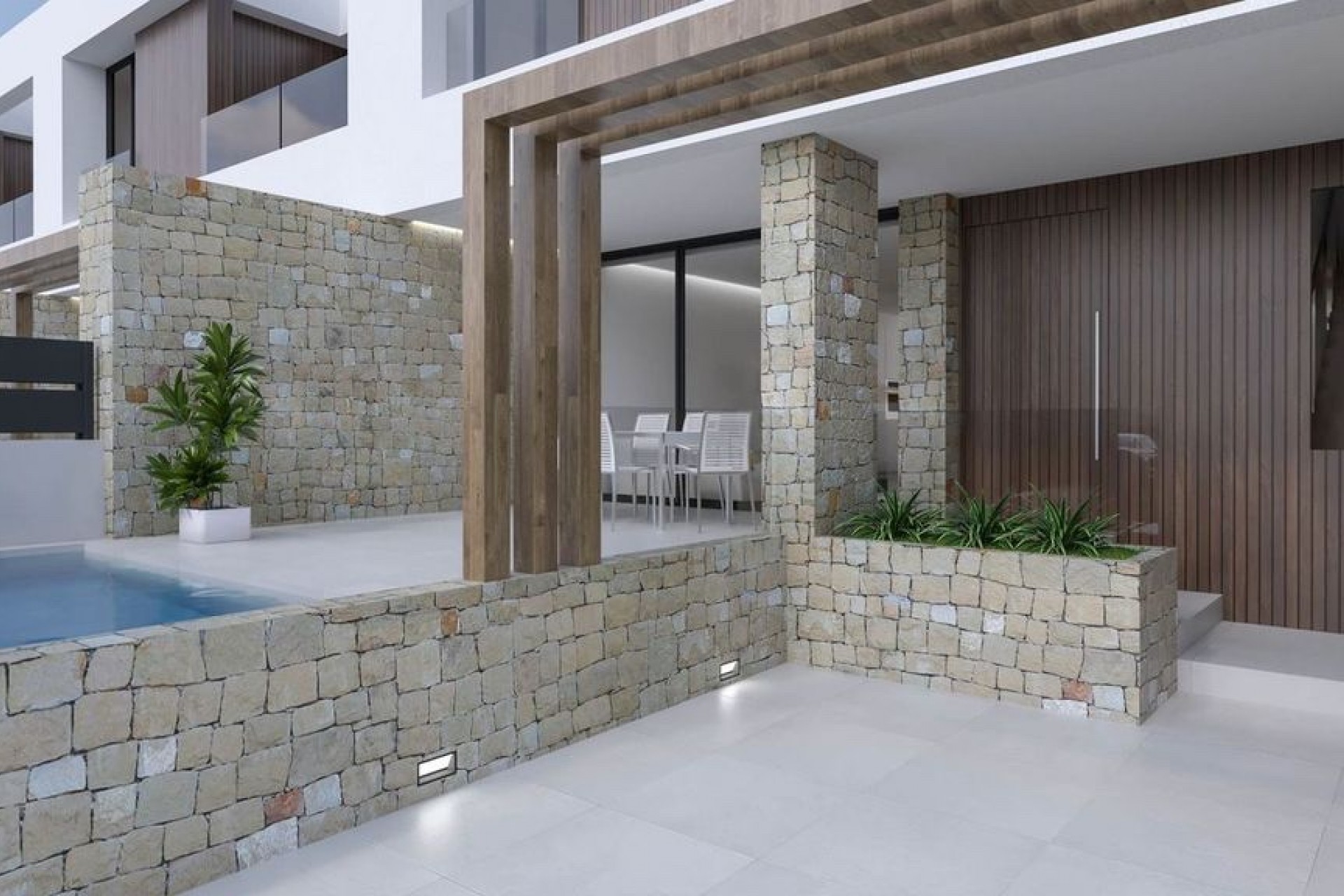 Nieuwbouw woningen - 4. Halfvrijstaande villa - Dolores - Costa Blanca Zuid