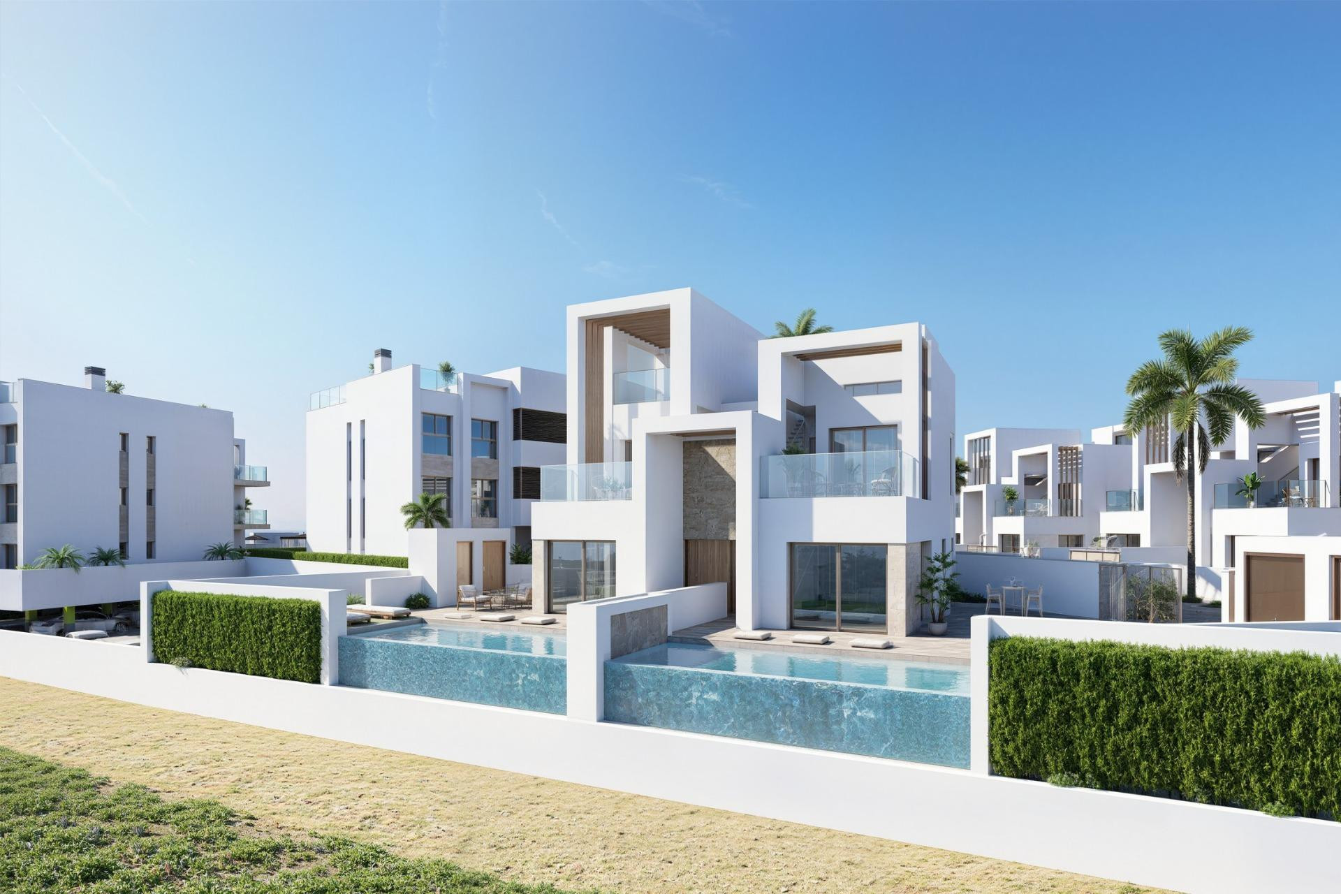 Nieuwbouw woningen - 4. Halfvrijstaande villa - Los Alcazares - Costa Calida