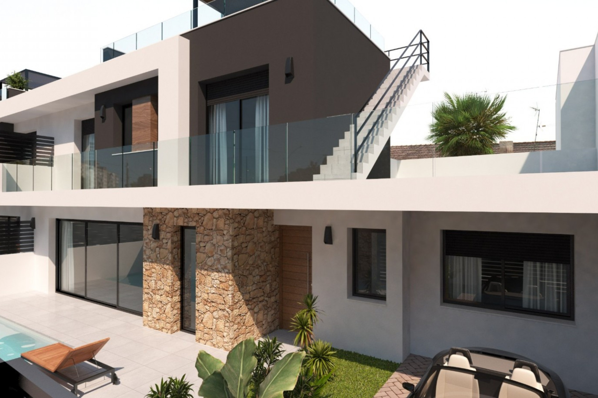 Nieuwbouw woningen - 4. Halfvrijstaande villa - Los Montesinos - Costa Blanca Zuid