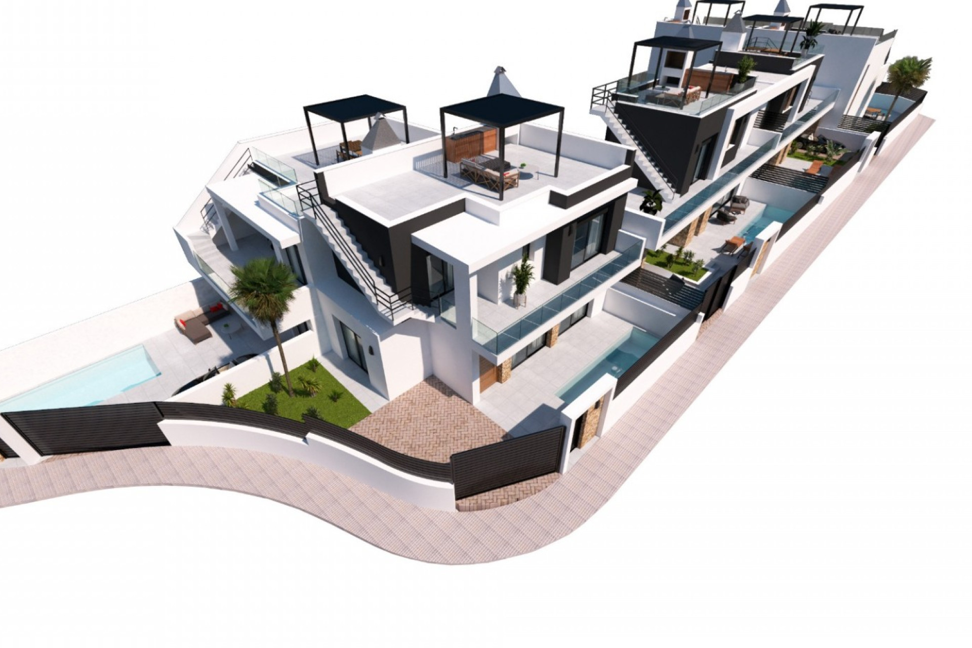 Nieuwbouw woningen - 4. Halfvrijstaande villa - Los Montesinos - Costa Blanca Zuid