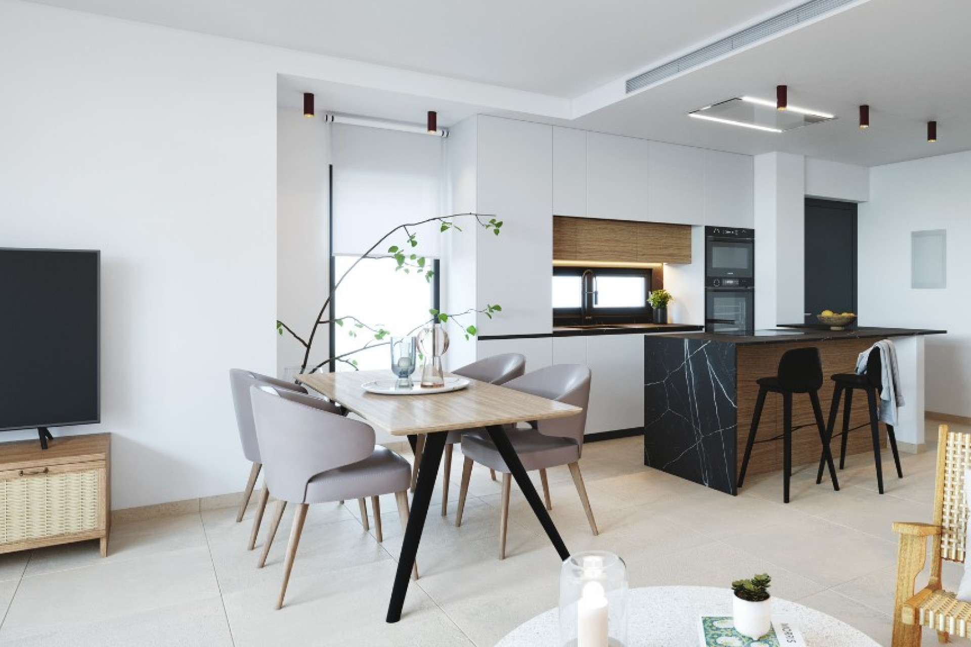 Nieuwbouw woningen - 4. Halfvrijstaande villa - San Pedro del Pinatar - Costa Calida