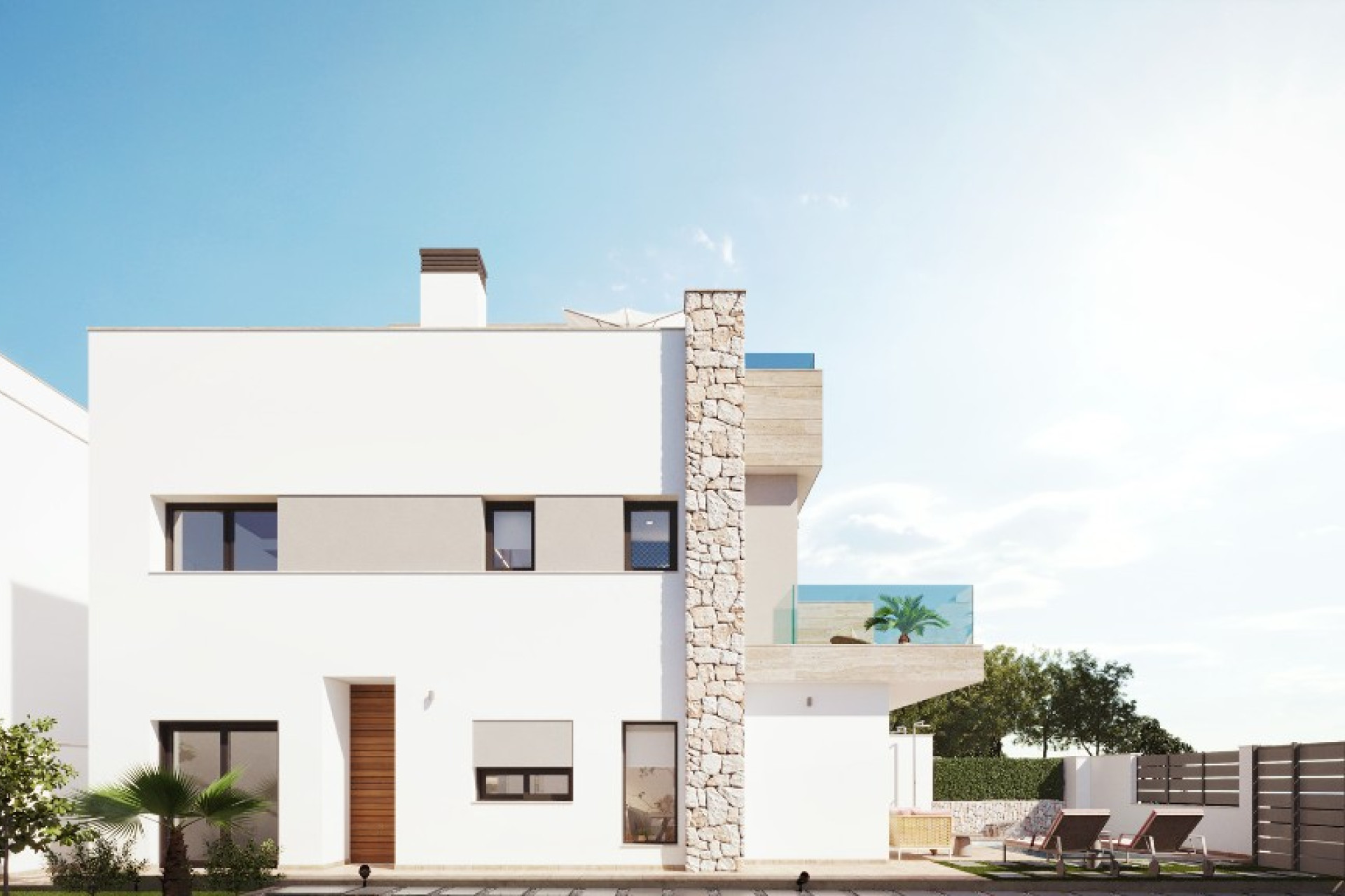 Nieuwbouw woningen - 4. Halfvrijstaande villa - San Pedro del Pinatar - Costa Calida
