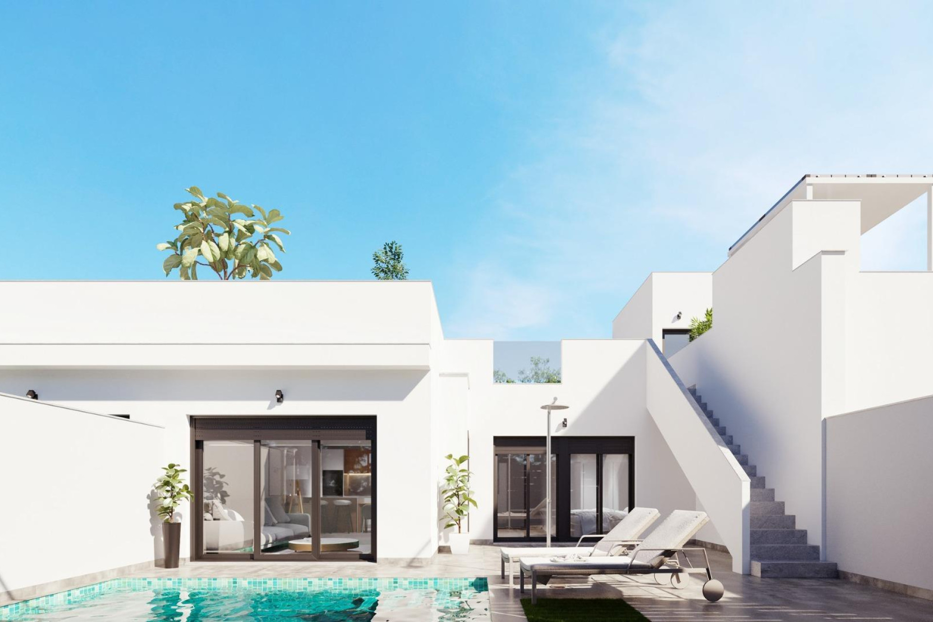 Nieuwbouw woningen - 4. Halfvrijstaande villa - Torre Pacheco - Costa Calida