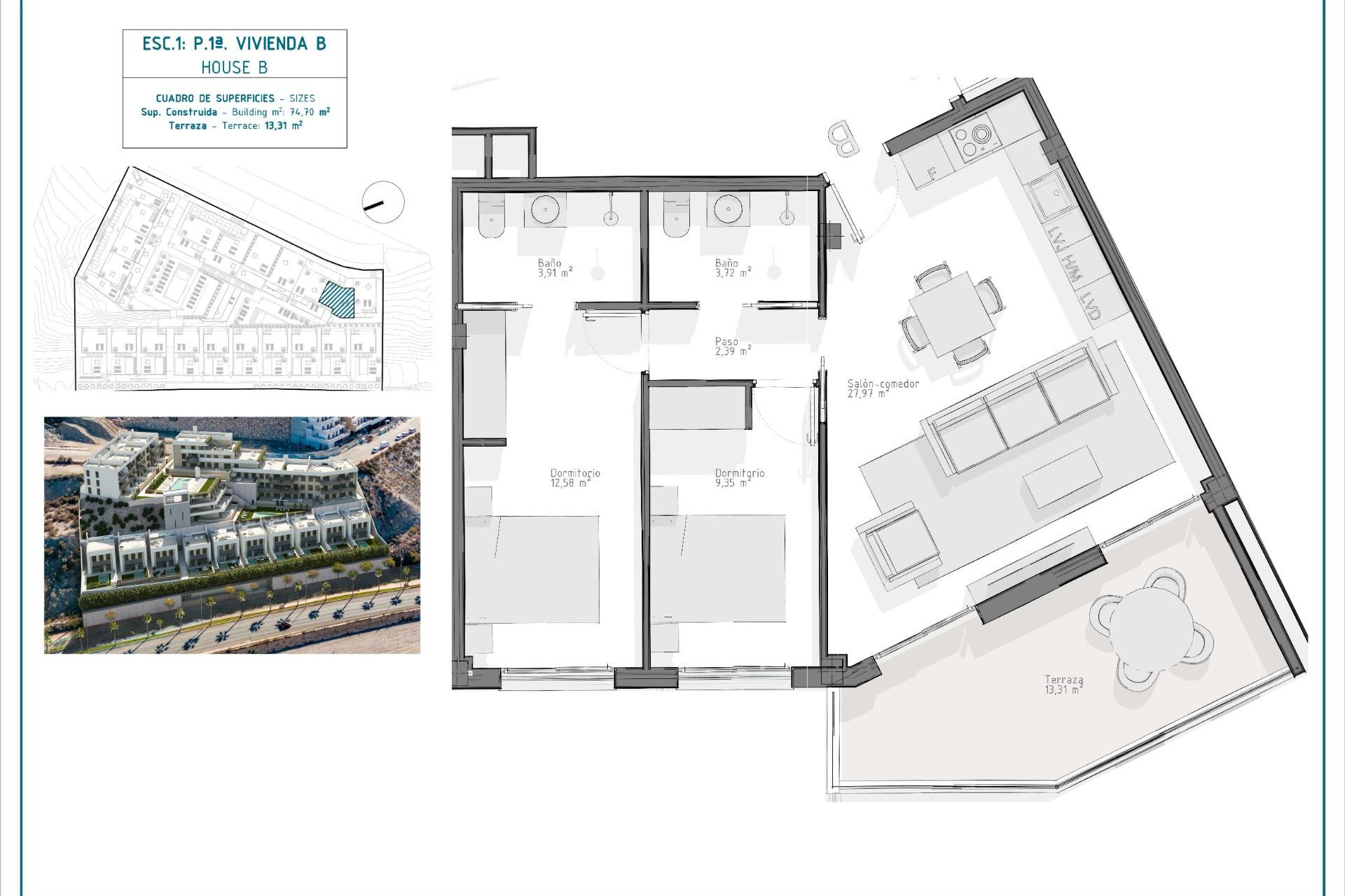 Nieuwbouw Woningen - Appartement - Aguilas - Mazarrón