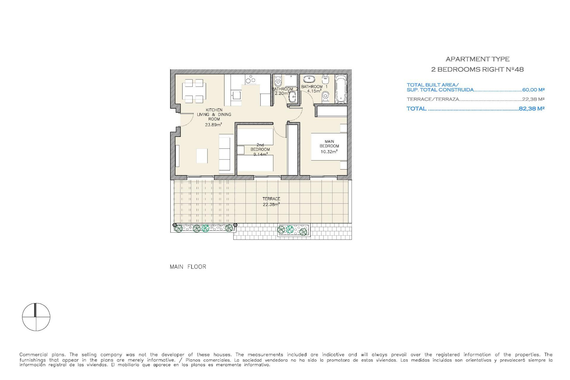 Nieuwbouw Woningen - Appartement - Aguilas - Mazarrón