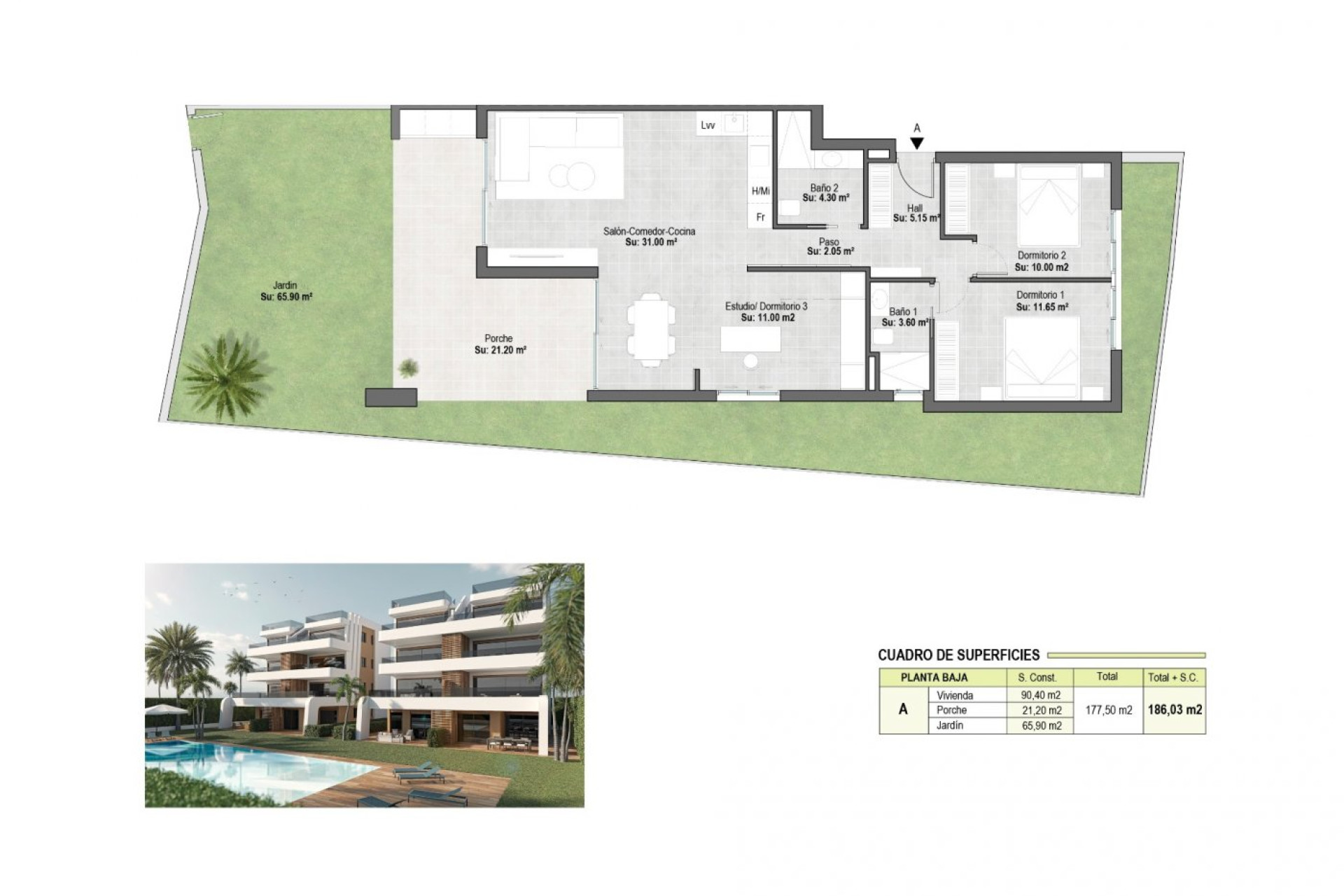 Nieuwbouw Woningen - Appartement - Alhama De Murcia - Mazarrón