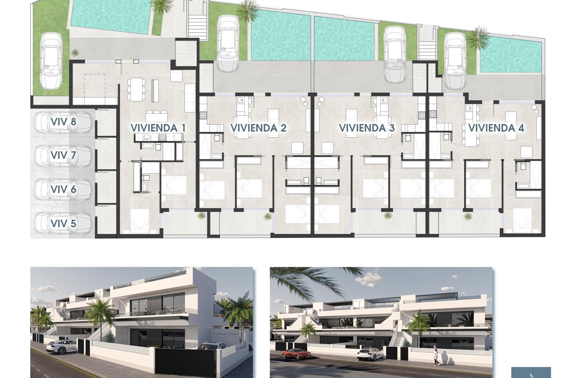 Nieuwbouw Woningen - Bungalow - San Pedro del Pinatar - Los Alcazares