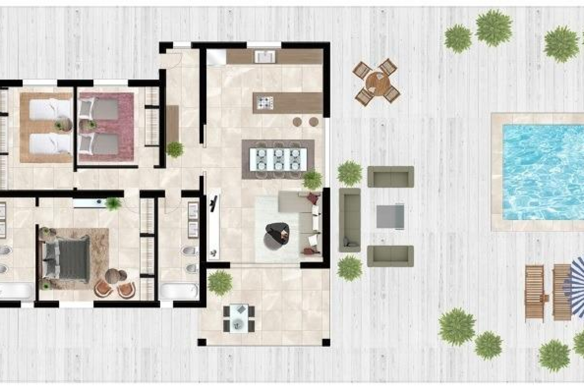 Nieuwbouw Woningen - Villa - Hondón de las Nieves - Pinoso