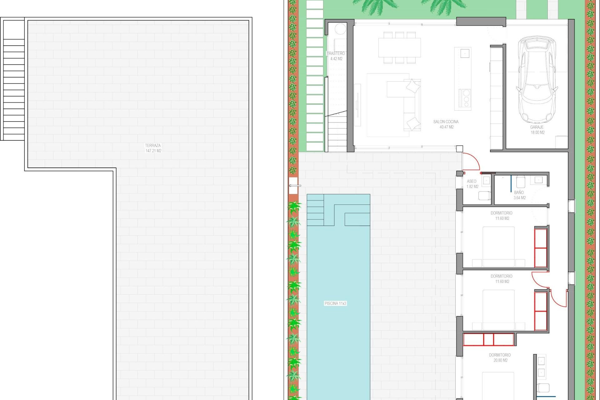 Nieuwbouw Woningen - Villa - Los Alcazares